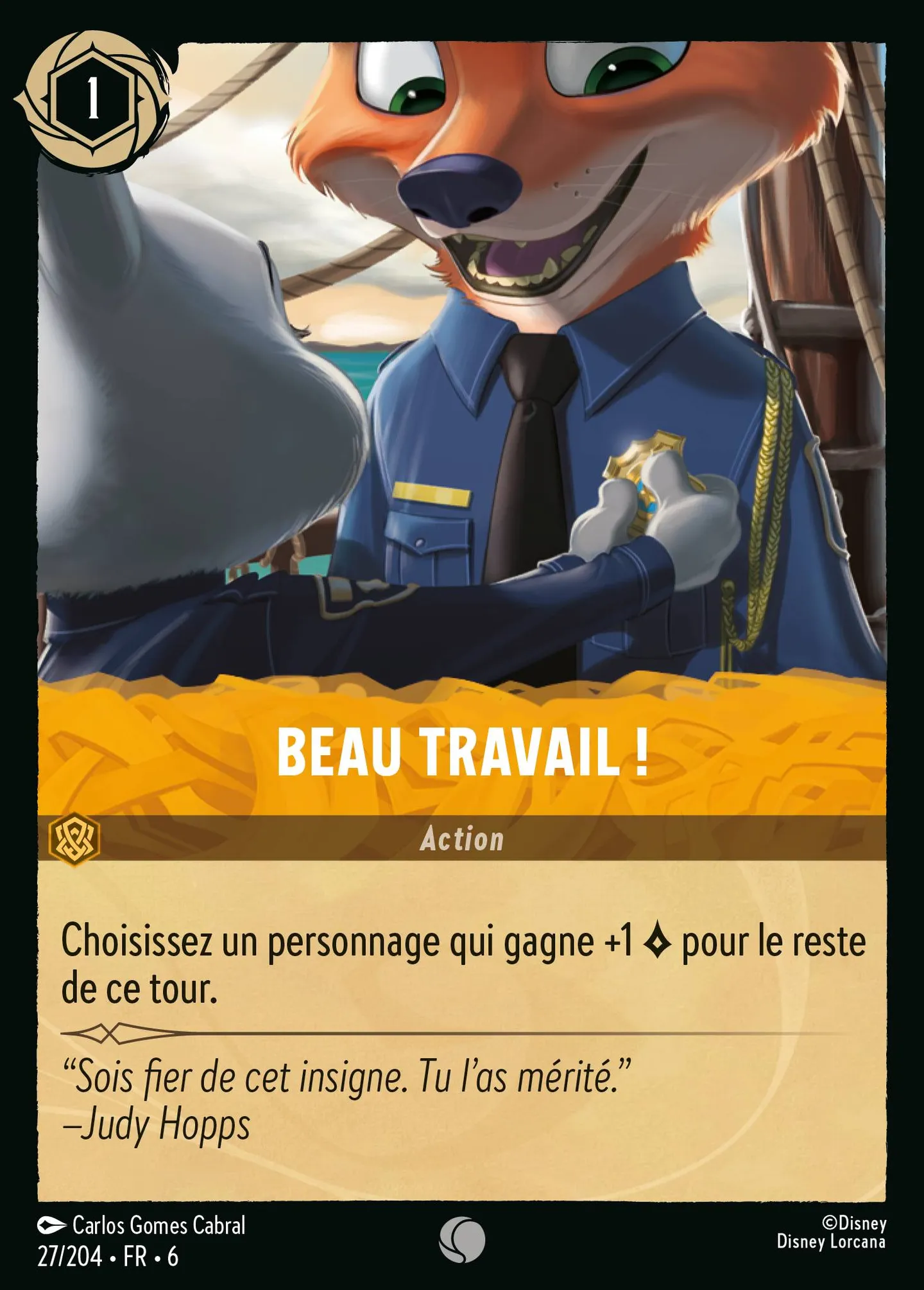 Beau travail ! — Azurite Sea — Lorcana