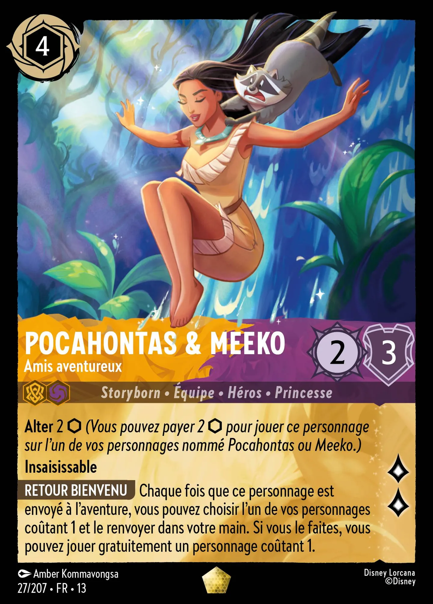 Pocahontas & Meeko - Amis aventureux — Attack of the Vine! — Lorcana