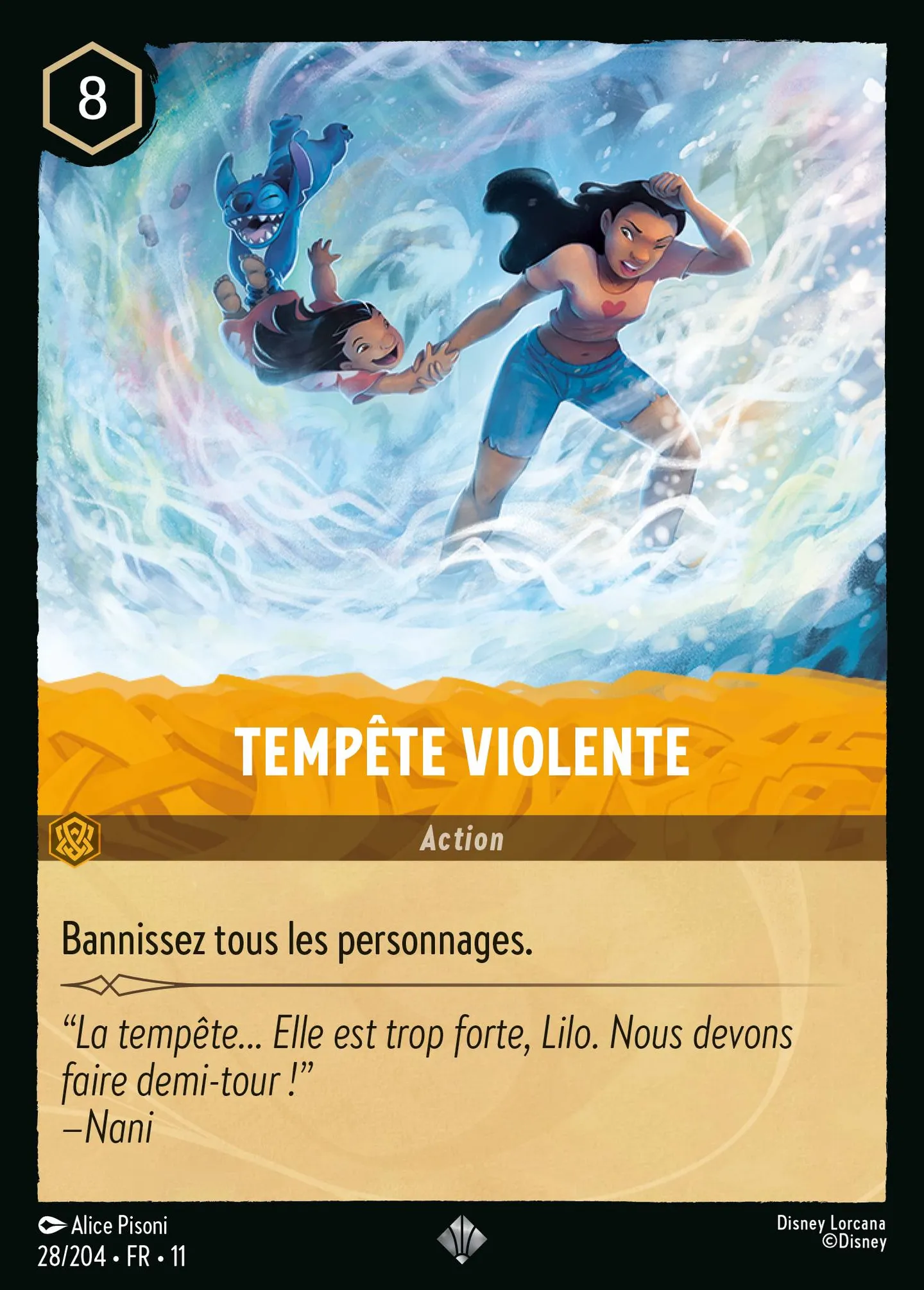 Tempête violente — Winterspell — Lorcana