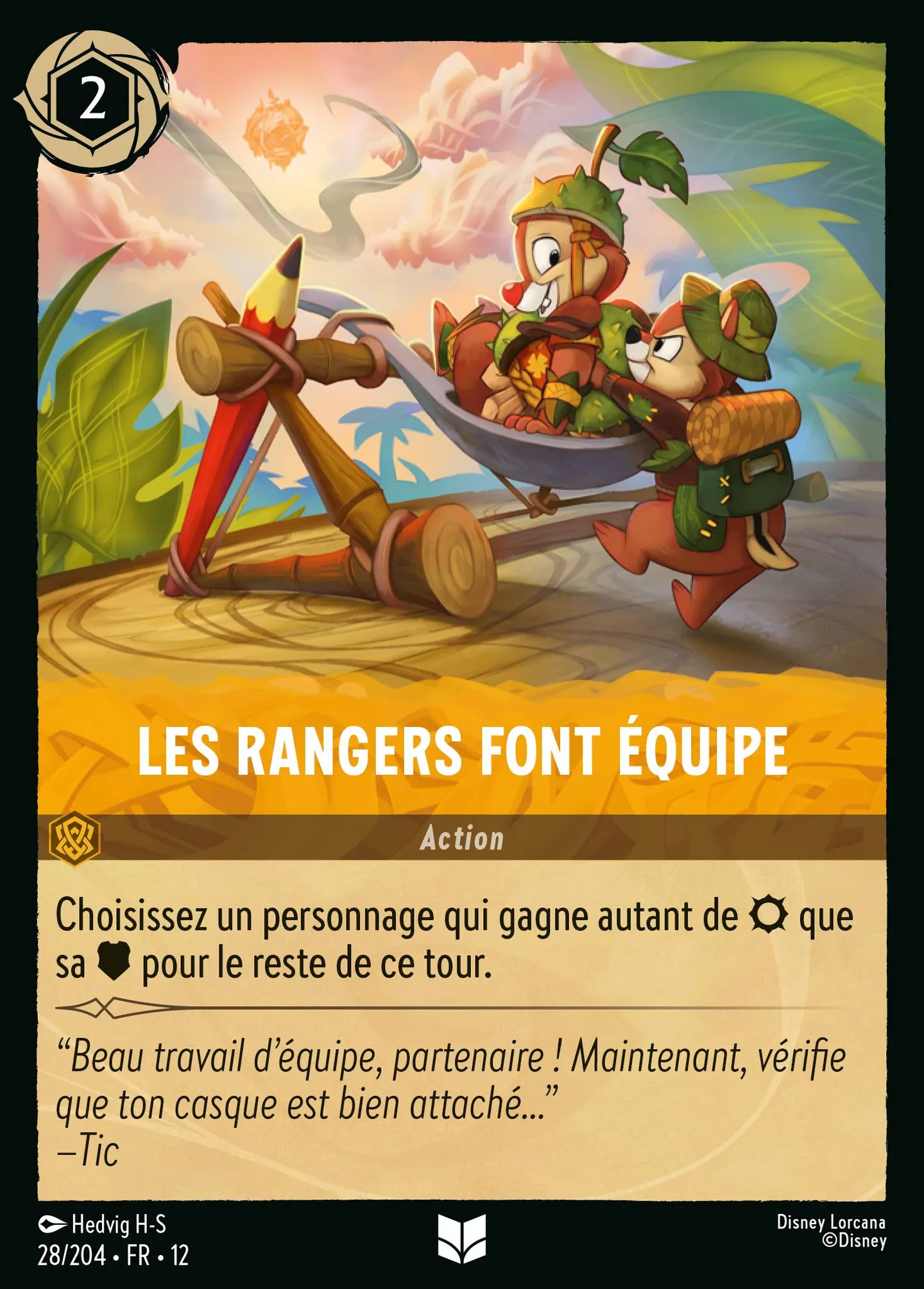 Les rangers font équipe — Wilds Unknown — Lorcana