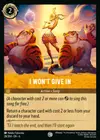 Product image for I Won't Give In