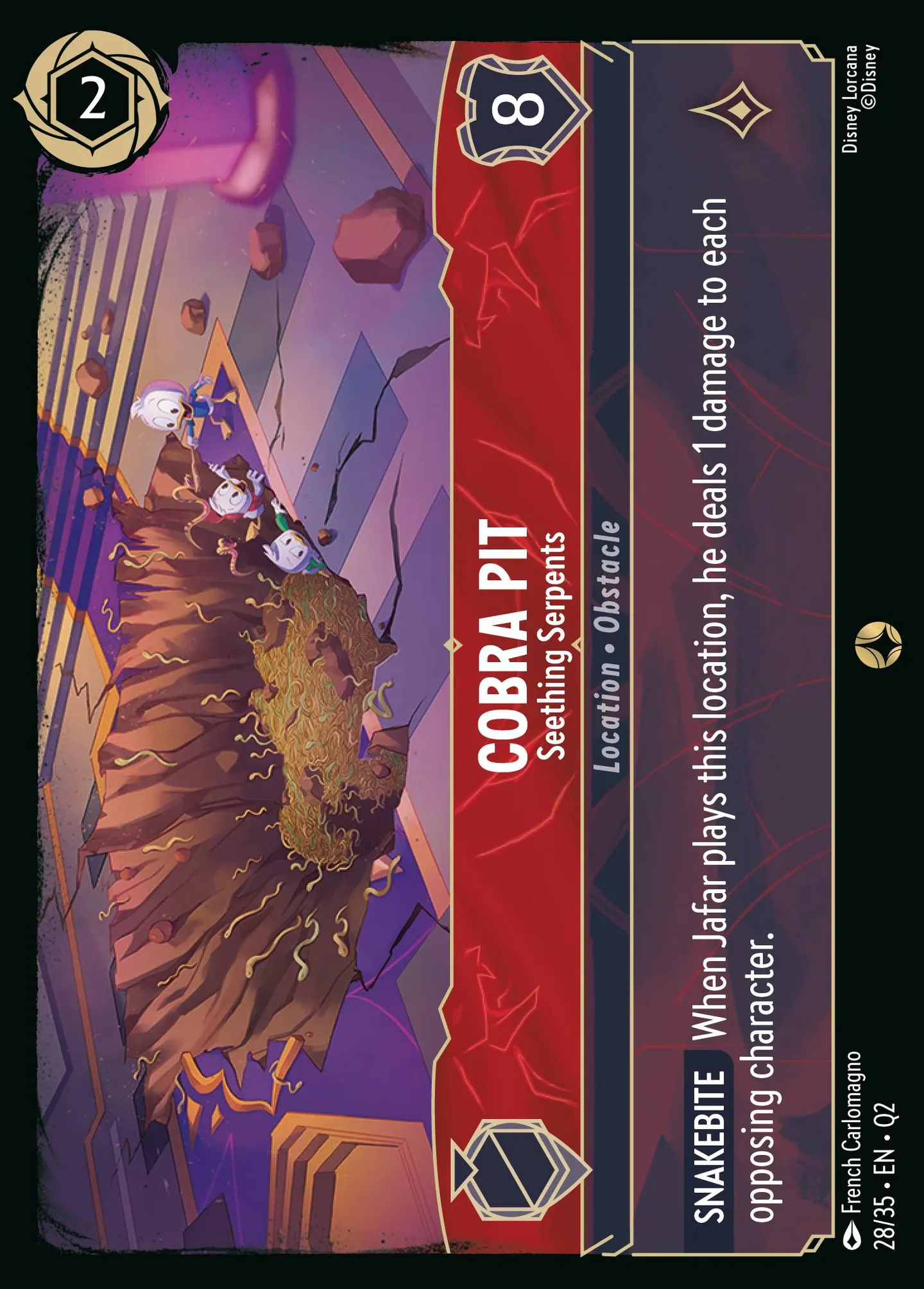 Cobra Pit - Seething Serpents — Illumineer's Quest: Palace Heist — Lorcana