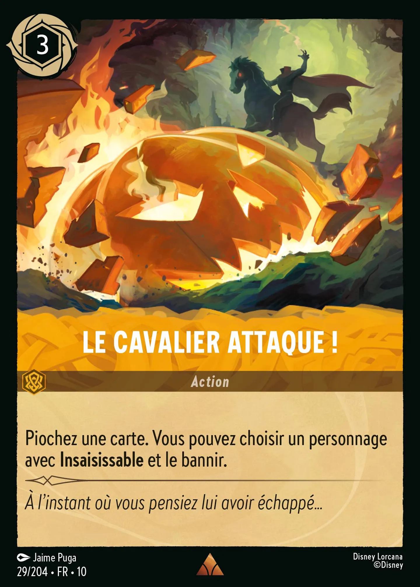 Le Cavalier attaque ! — Whispers in the Well — Lorcana