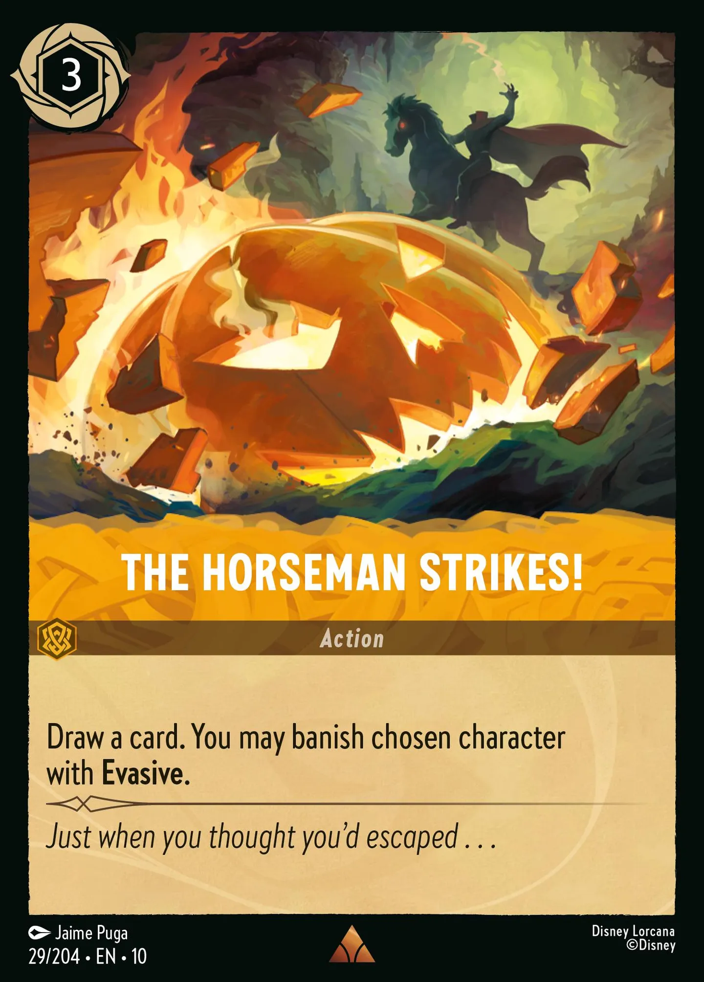 The Horseman Strikes! — Whispers in the Well — Lorcana