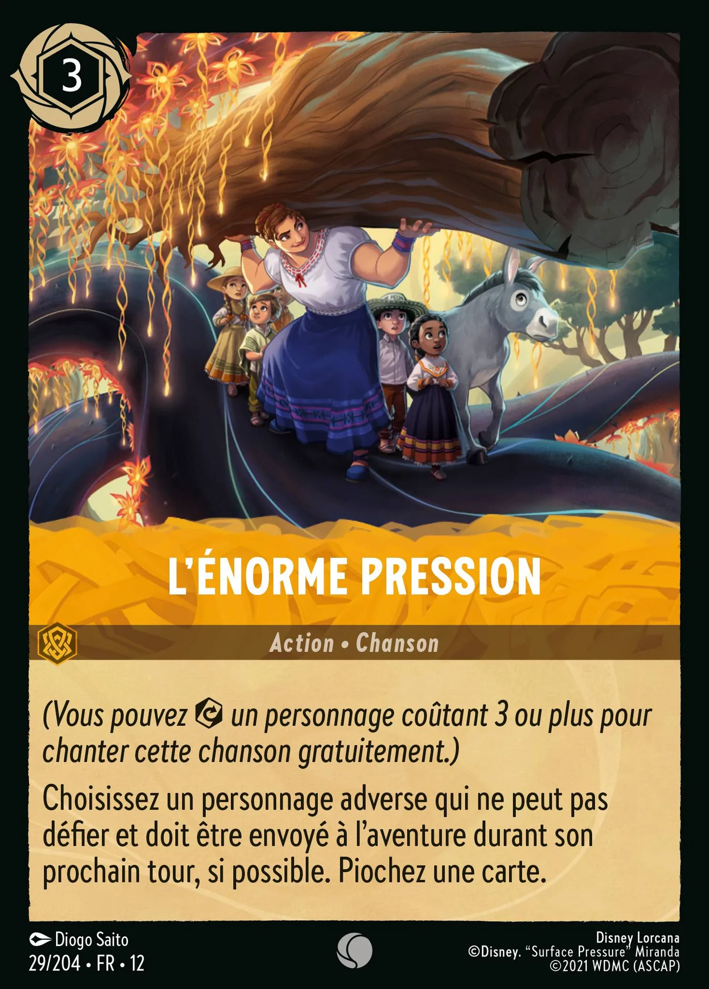 L'énorme pression — Wilds Unknown — Lorcana