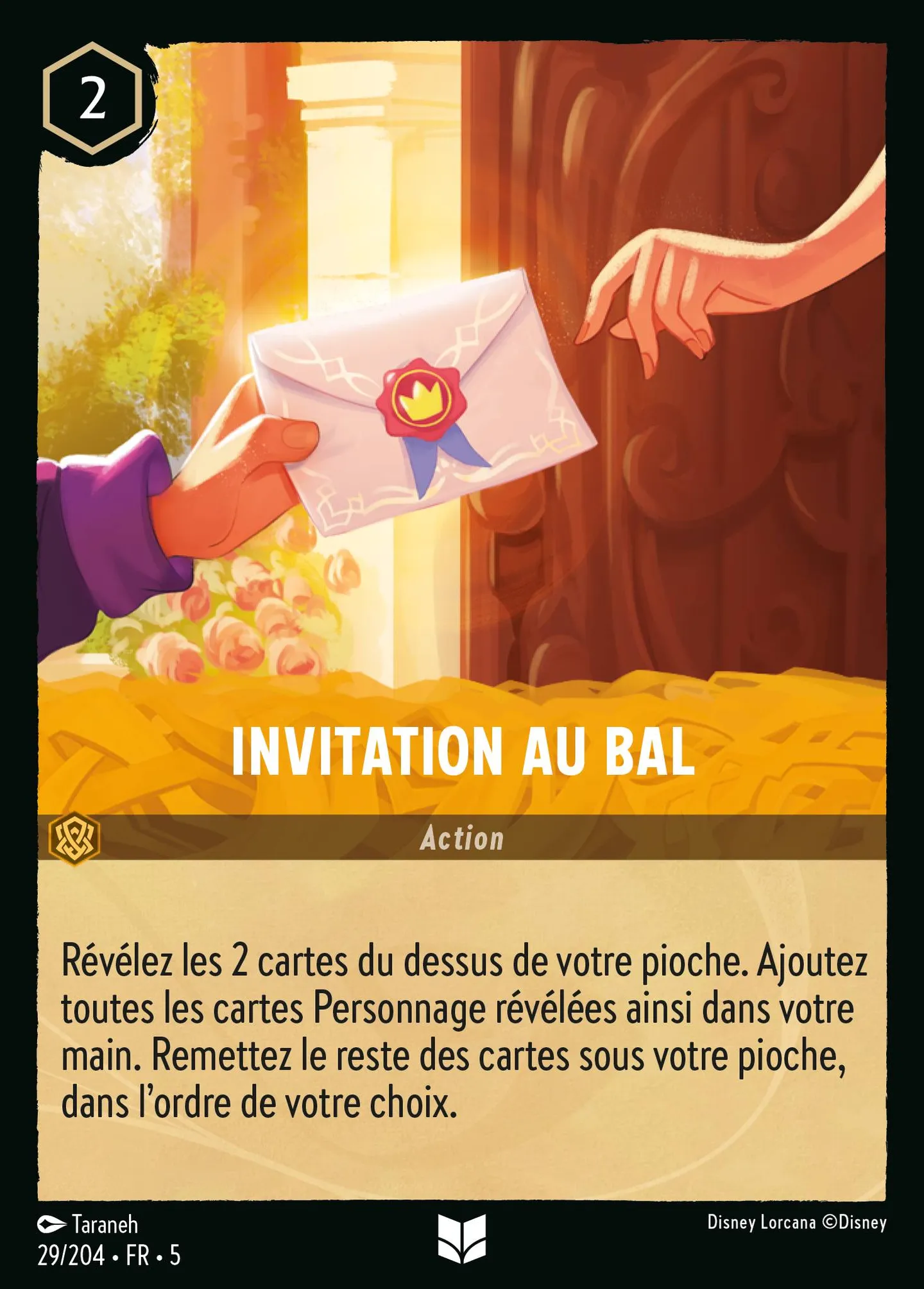 Invitation au bal — Shimmering Skies — Lorcana