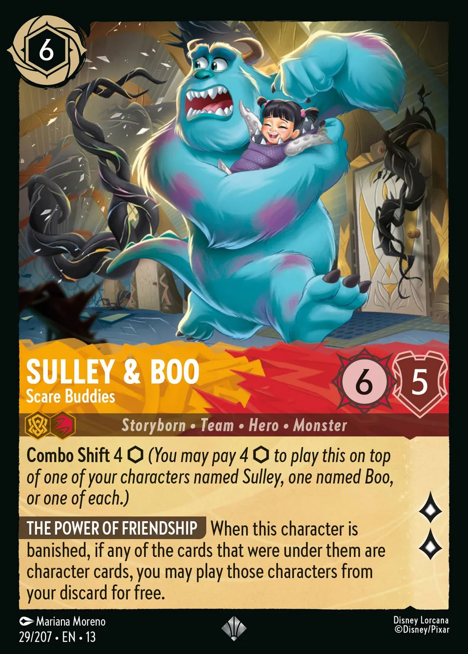 Sulley & Boo - Scare Buddies from Attack of the Vine! - Lorcana