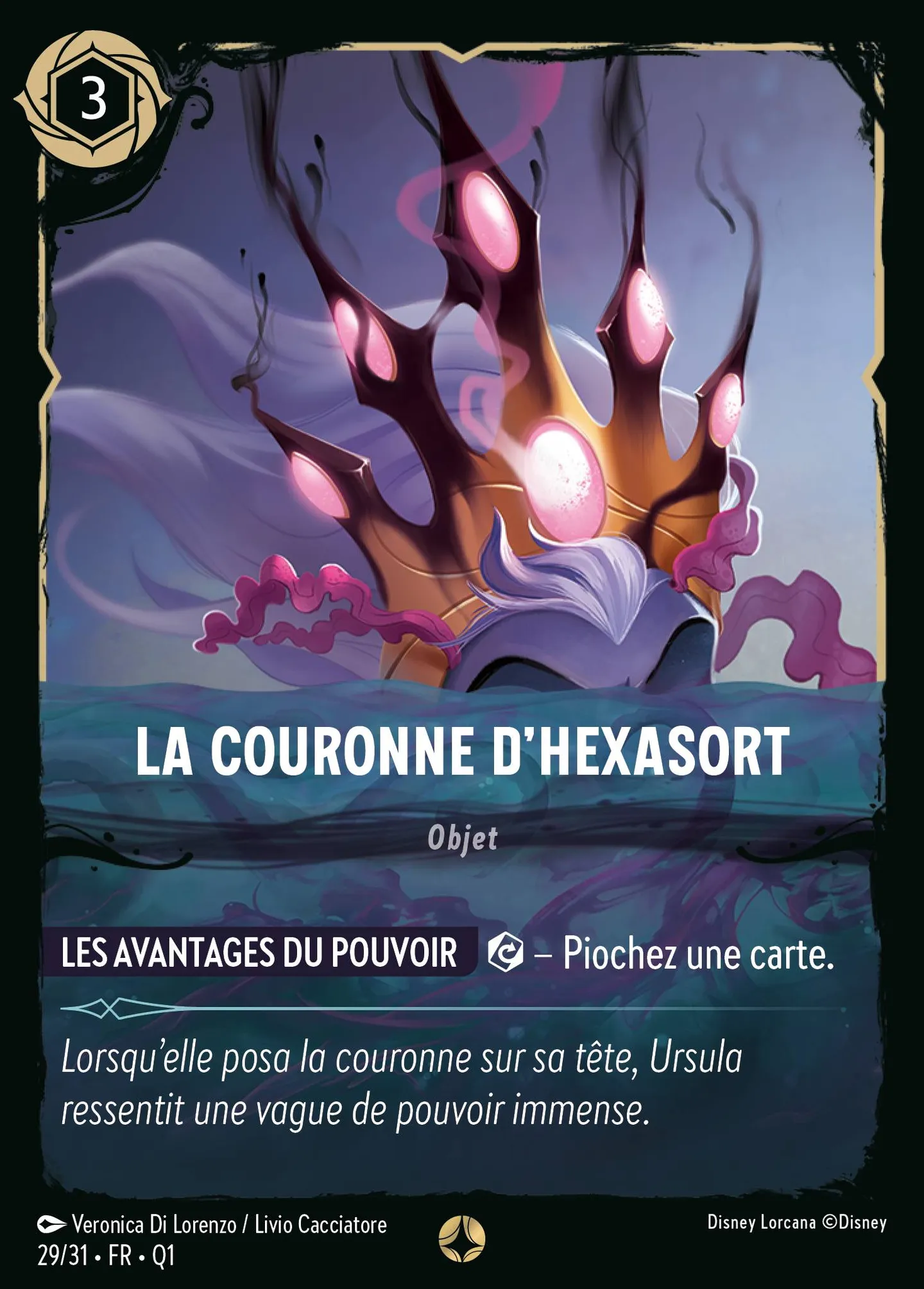 La Couronne d'Hexasort — Illumineer's Quest: Deep Trouble — Lorcana