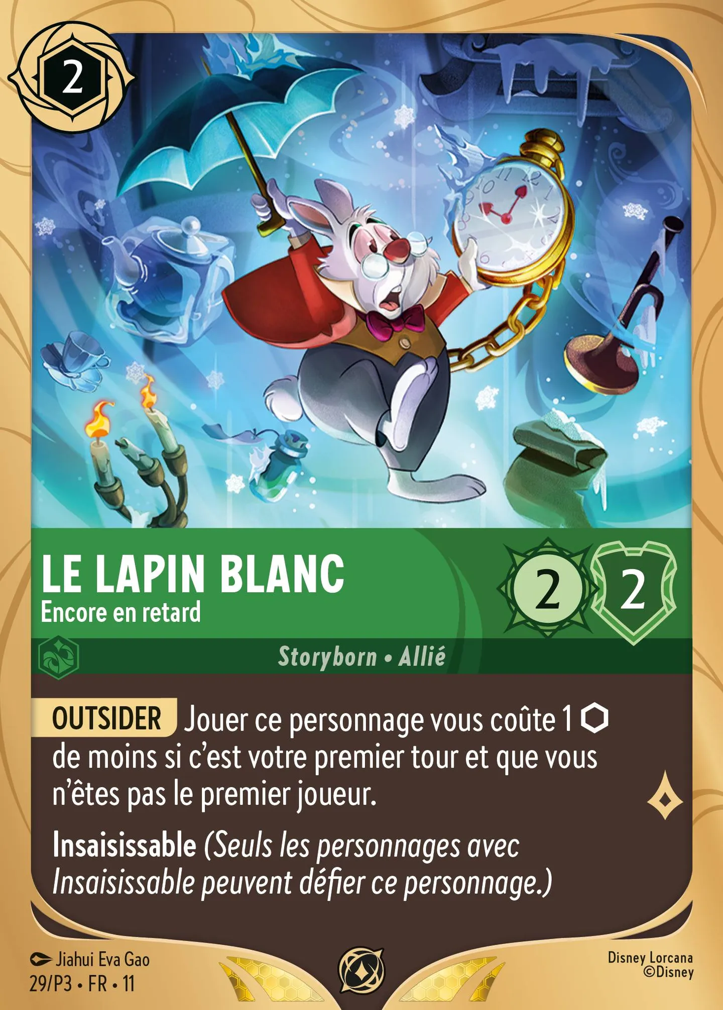 Le lapin blanc - Encore en retard — Promos - Year 3 — Lorcana
