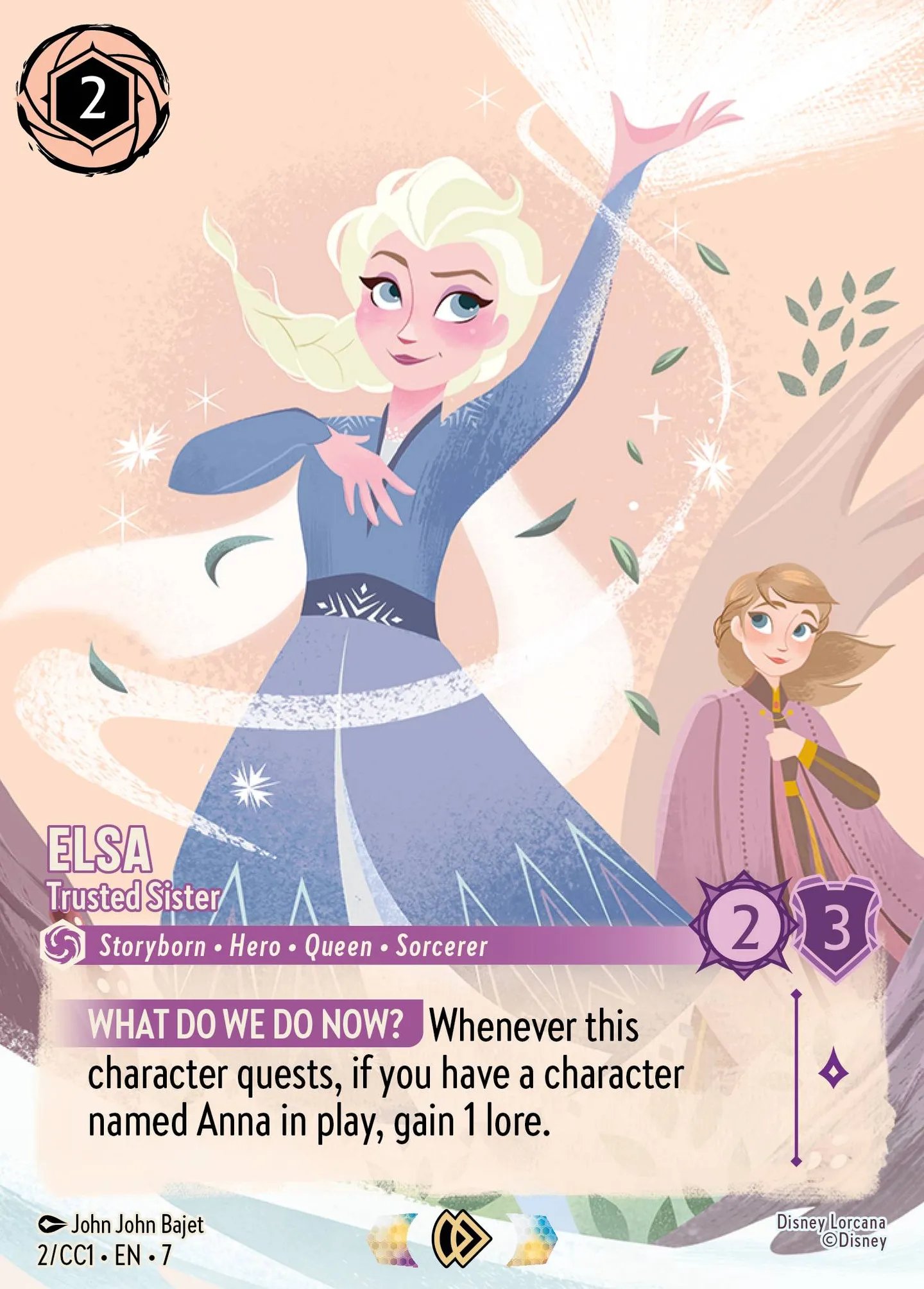 Elsa - Trusted Sister — Curator's Collection: Heroines Edition — Lorcana