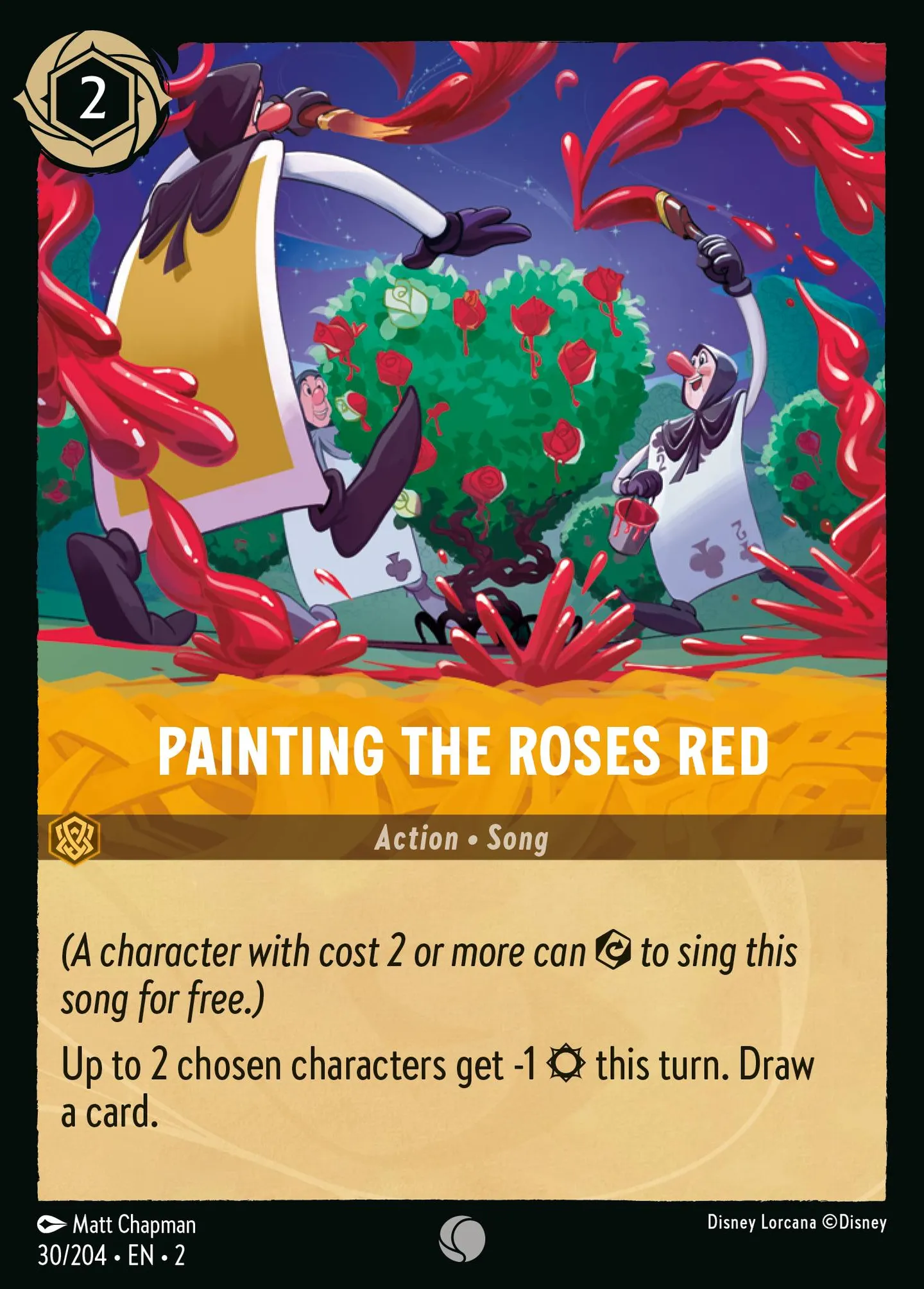 Painting the Roses Red — Rise of the Floodborn — Lorcana