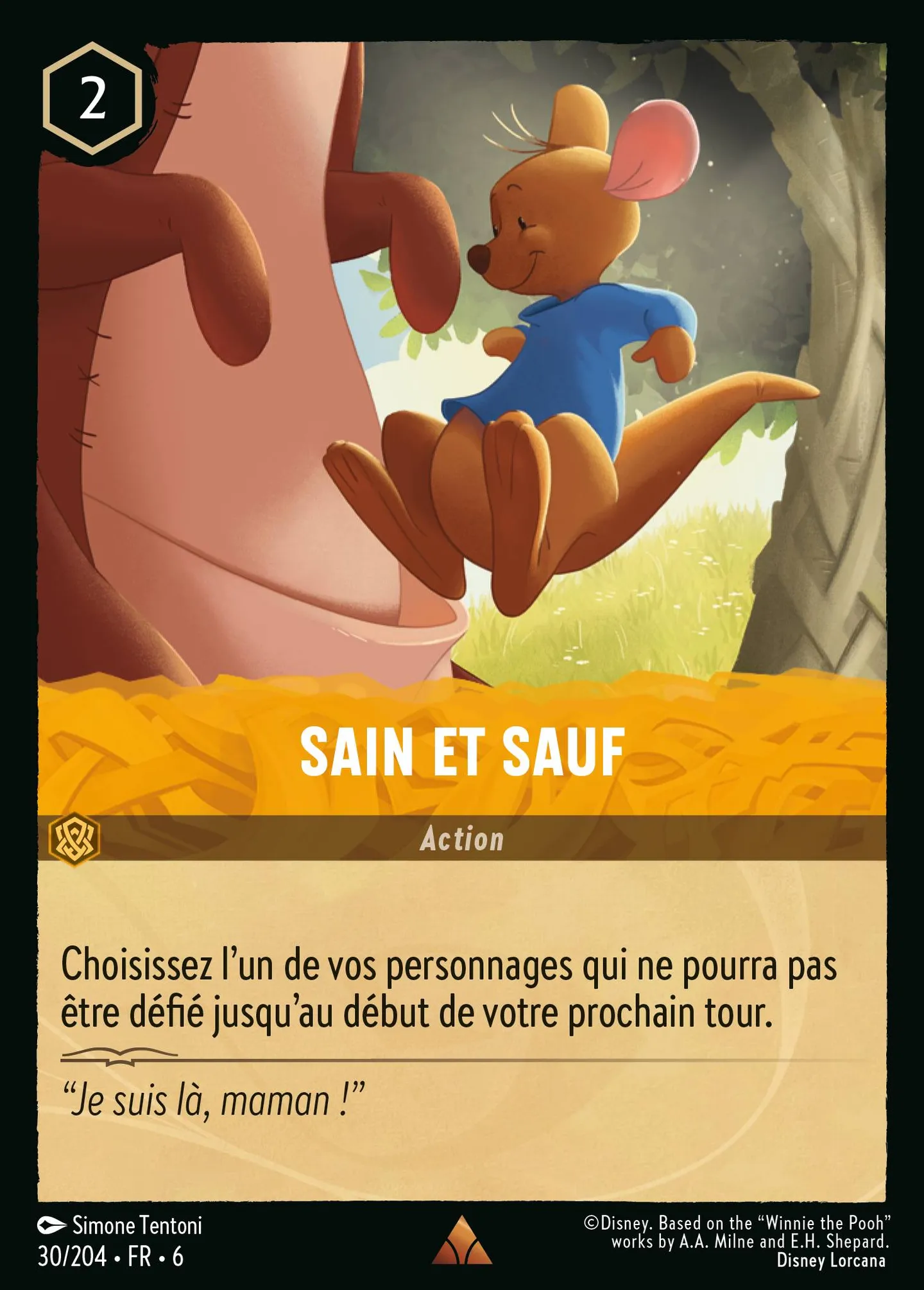 Sain et sauf — Azurite Sea — Lorcana