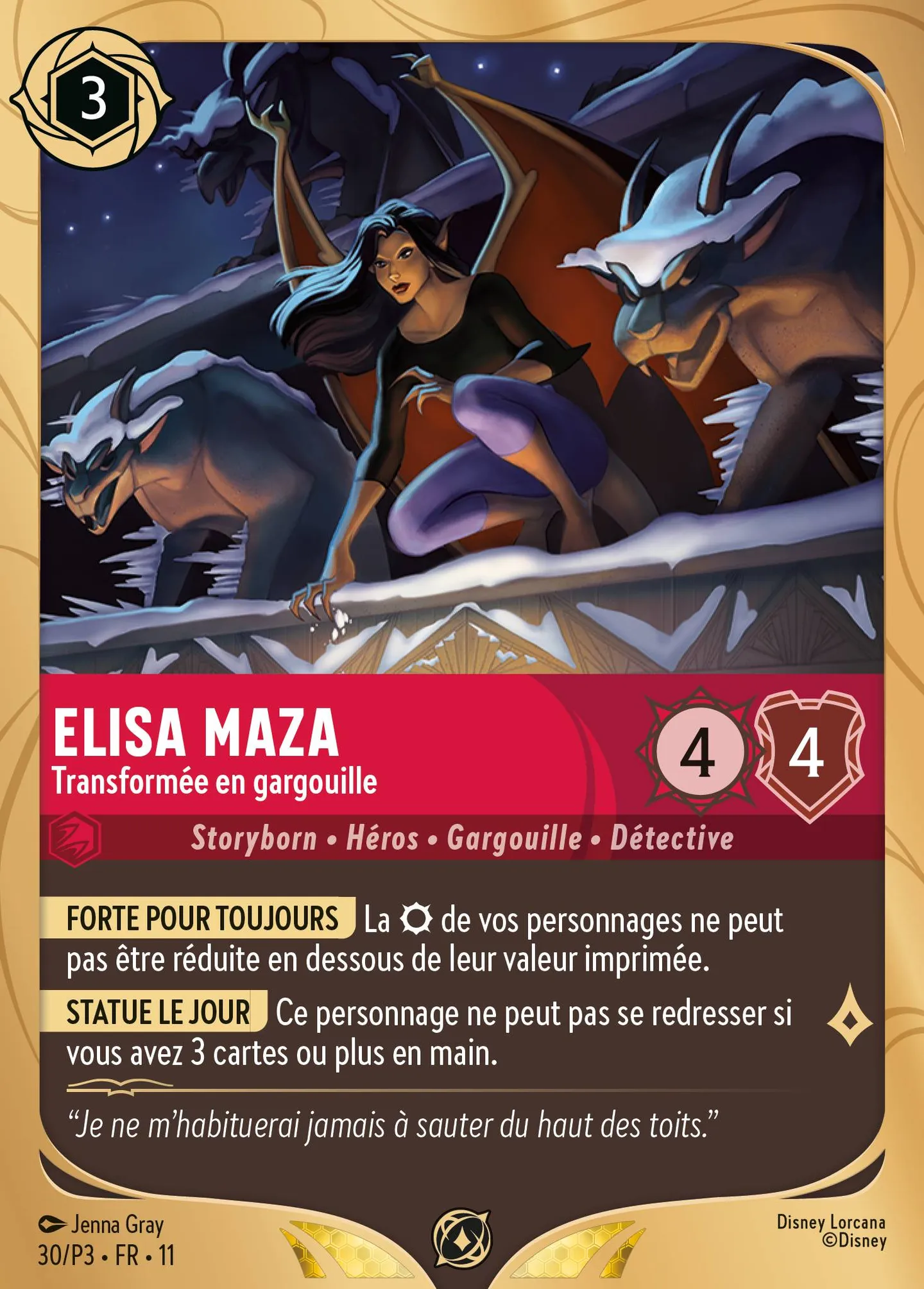 Elisa Maza - Transformée en gargouille — Promos - Year 3 — Lorcana