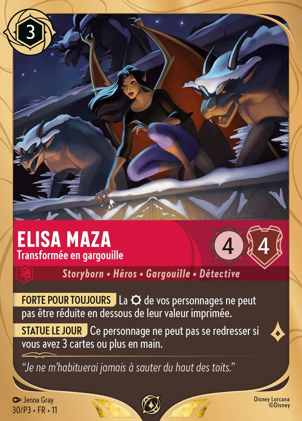 Elisa Maza - Transformée en gargouille from Promos - Year 3 - Lorcana