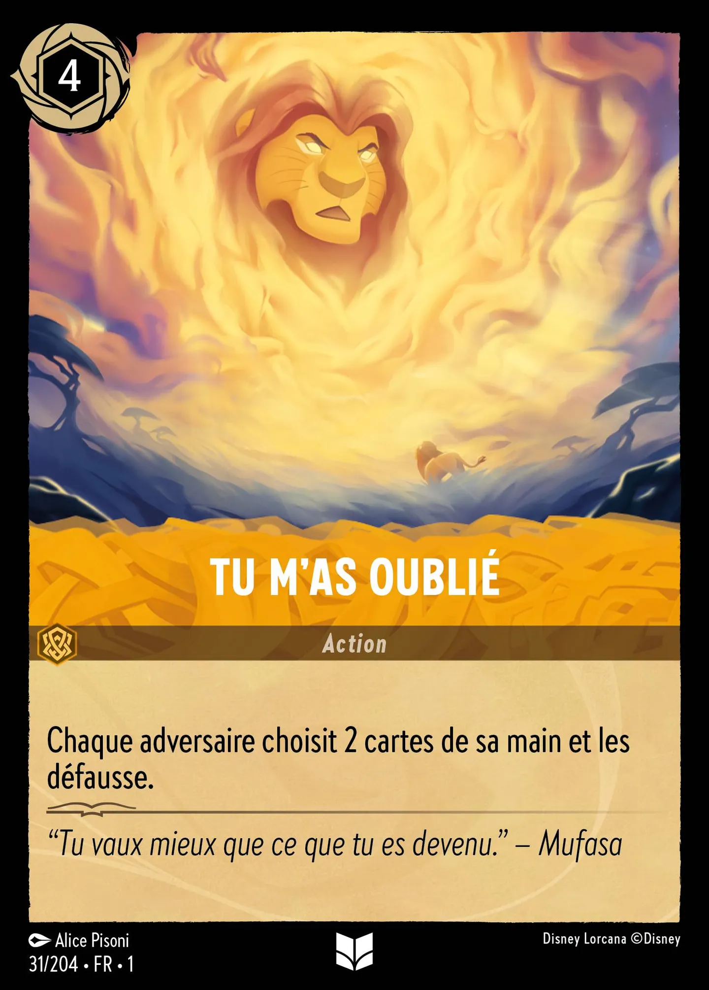 Tu m'as oublié — The First Chapter — Lorcana