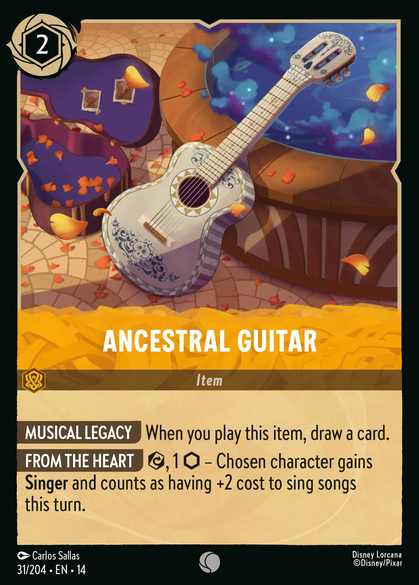 Ancestral Guitar — Hyperia City — Lorcana