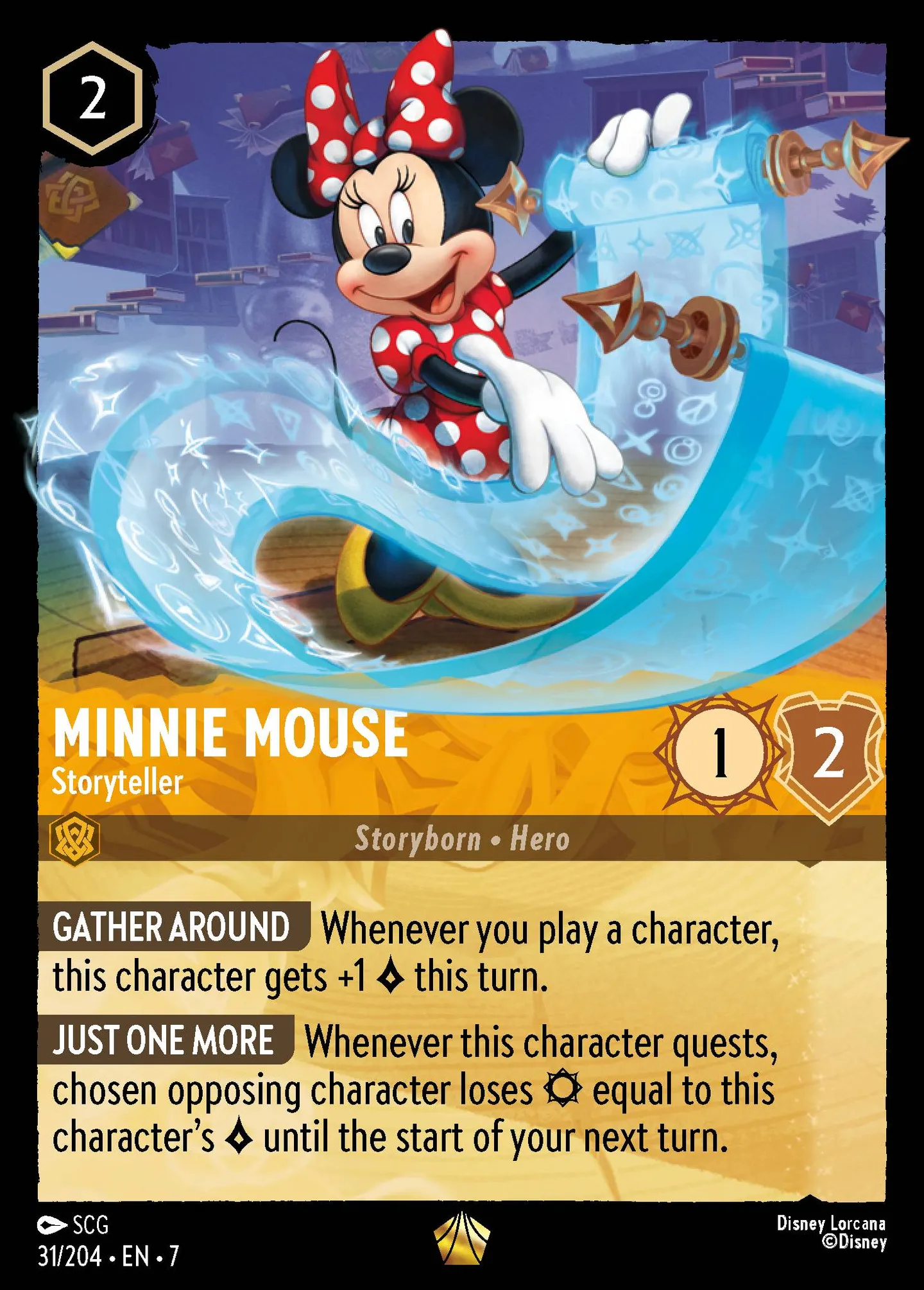 Minnie Mouse - Storyteller — Archazia's Island — Lorcana
