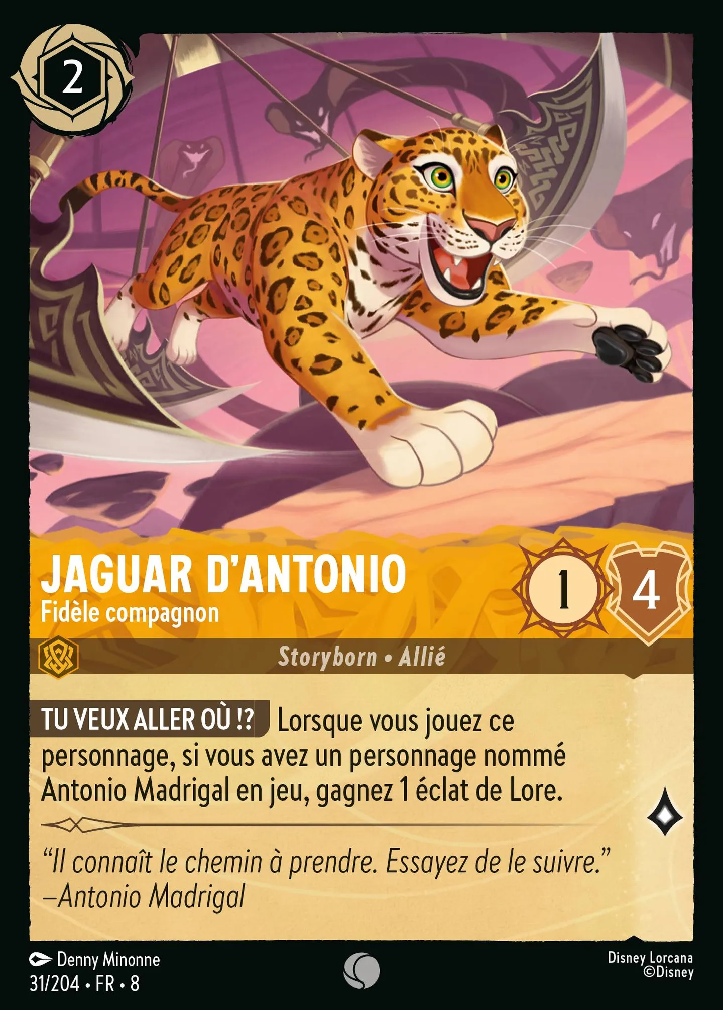Jaguar d'Antonio - Fidèle compagnon — The Reign of Jafar — Lorcana