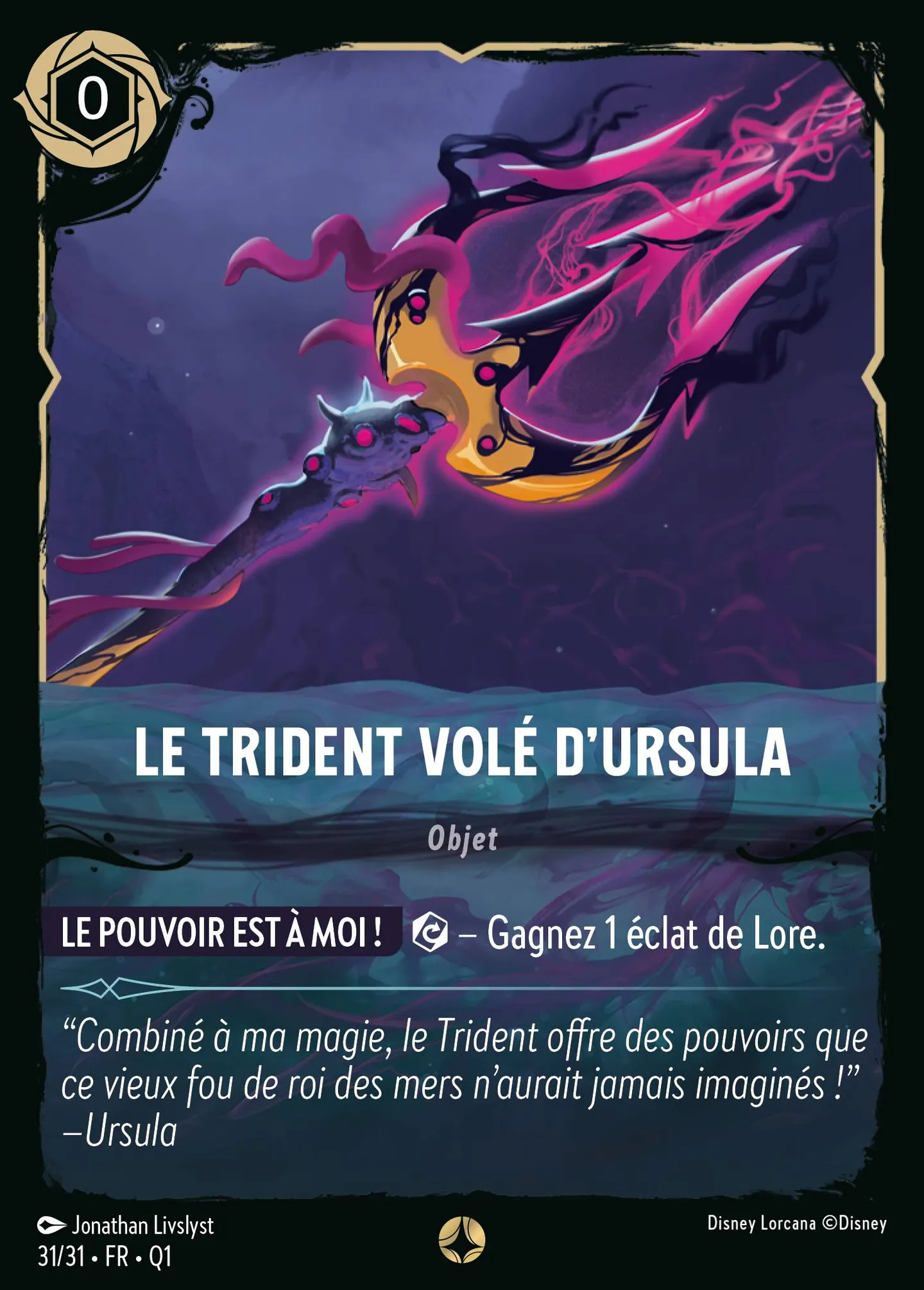 Le Trident Volé d'Ursula — Illumineer's Quest: Deep Trouble — Lorcana