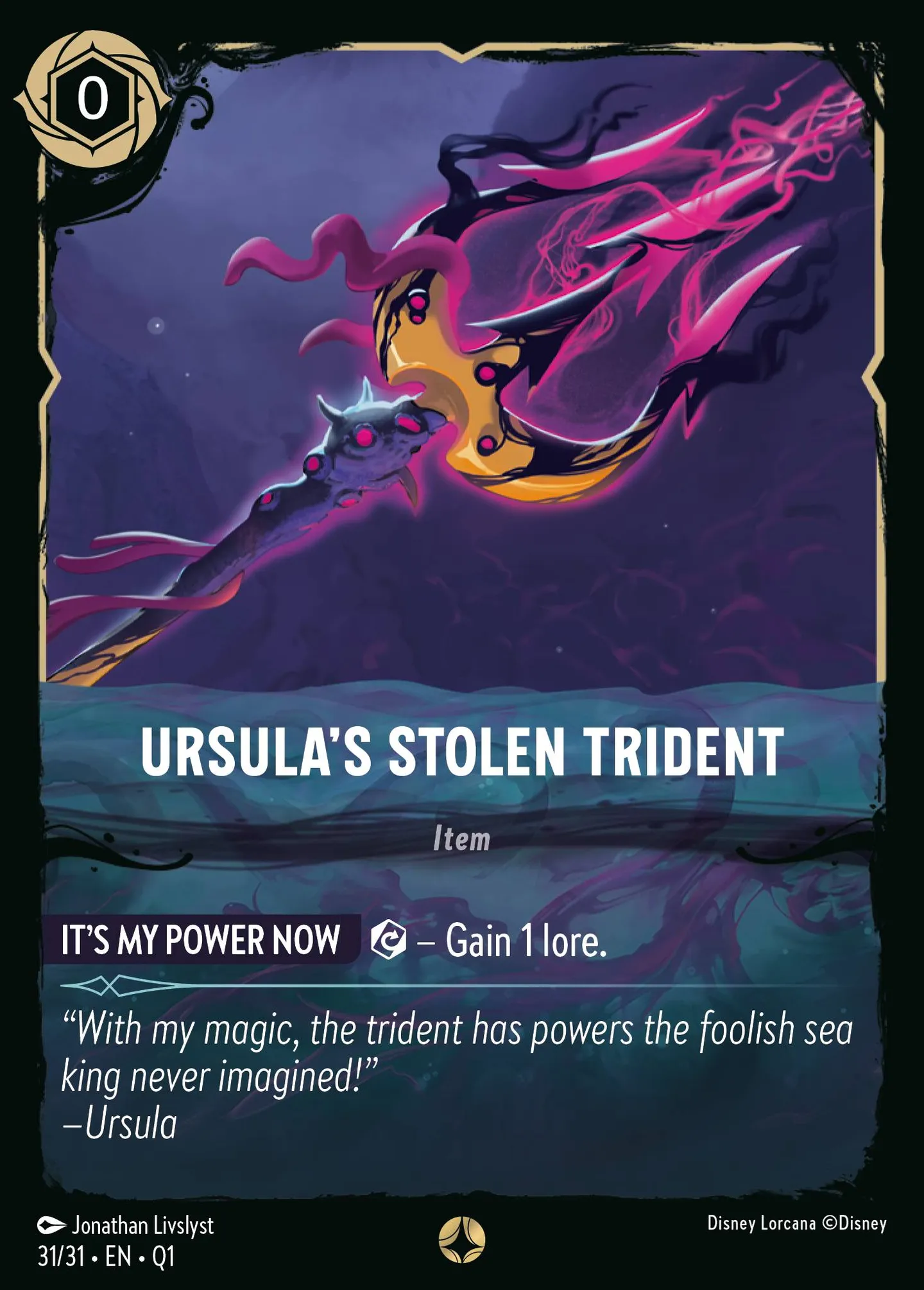 Ursula's Stolen Trident — Illumineer's Quest: Deep Trouble — Lorcana