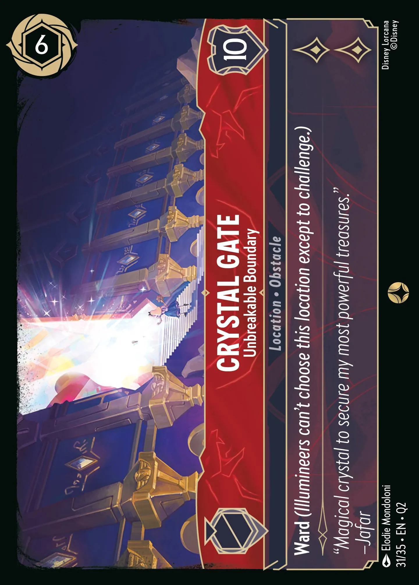 Crystal Gate - Unbreakable Boundary — Illumineer's Quest: Palace Heist — Lorcana