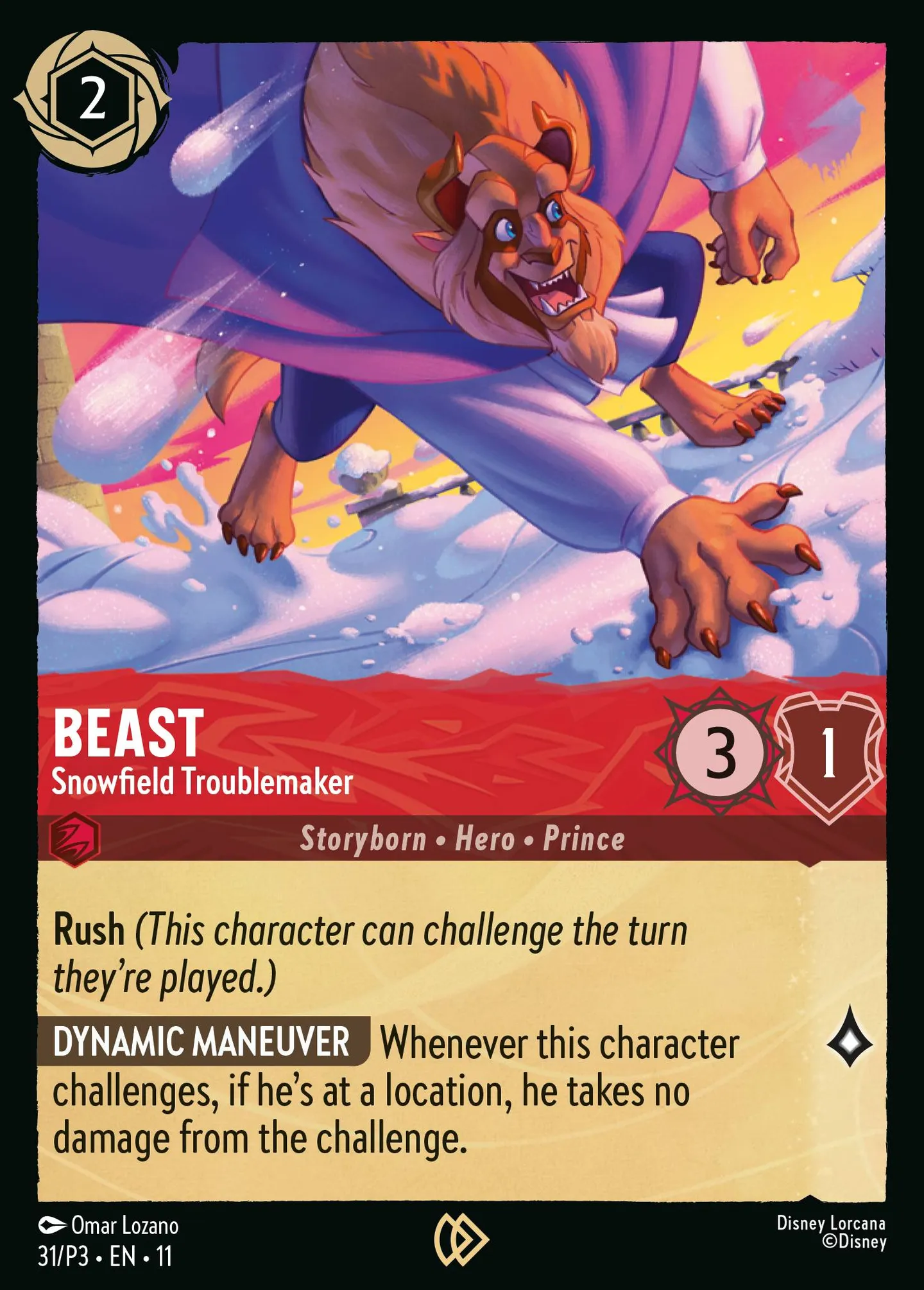 Beast - Snowfield Troublemaker — Promos - Year 3 — Lorcana