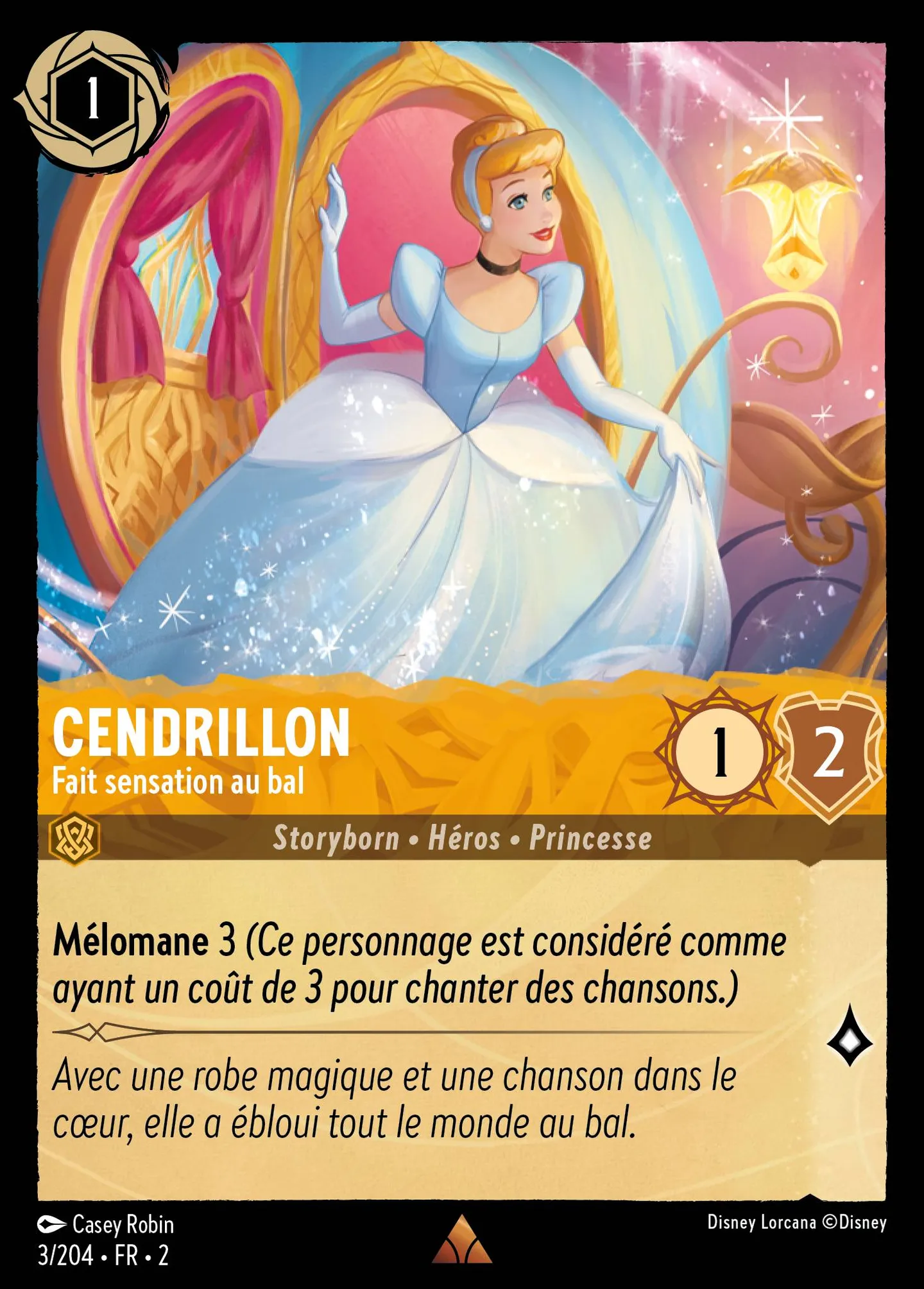 Cendrillon - Fait sensation au bal — Rise of the Floodborn — Lorcana