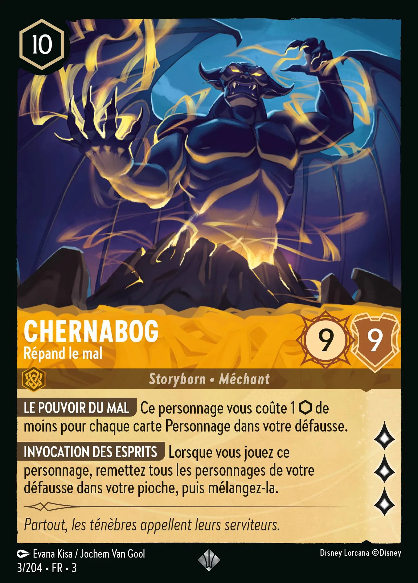 Chernabog - Répand le mal — Into the Inklands — Lorcana