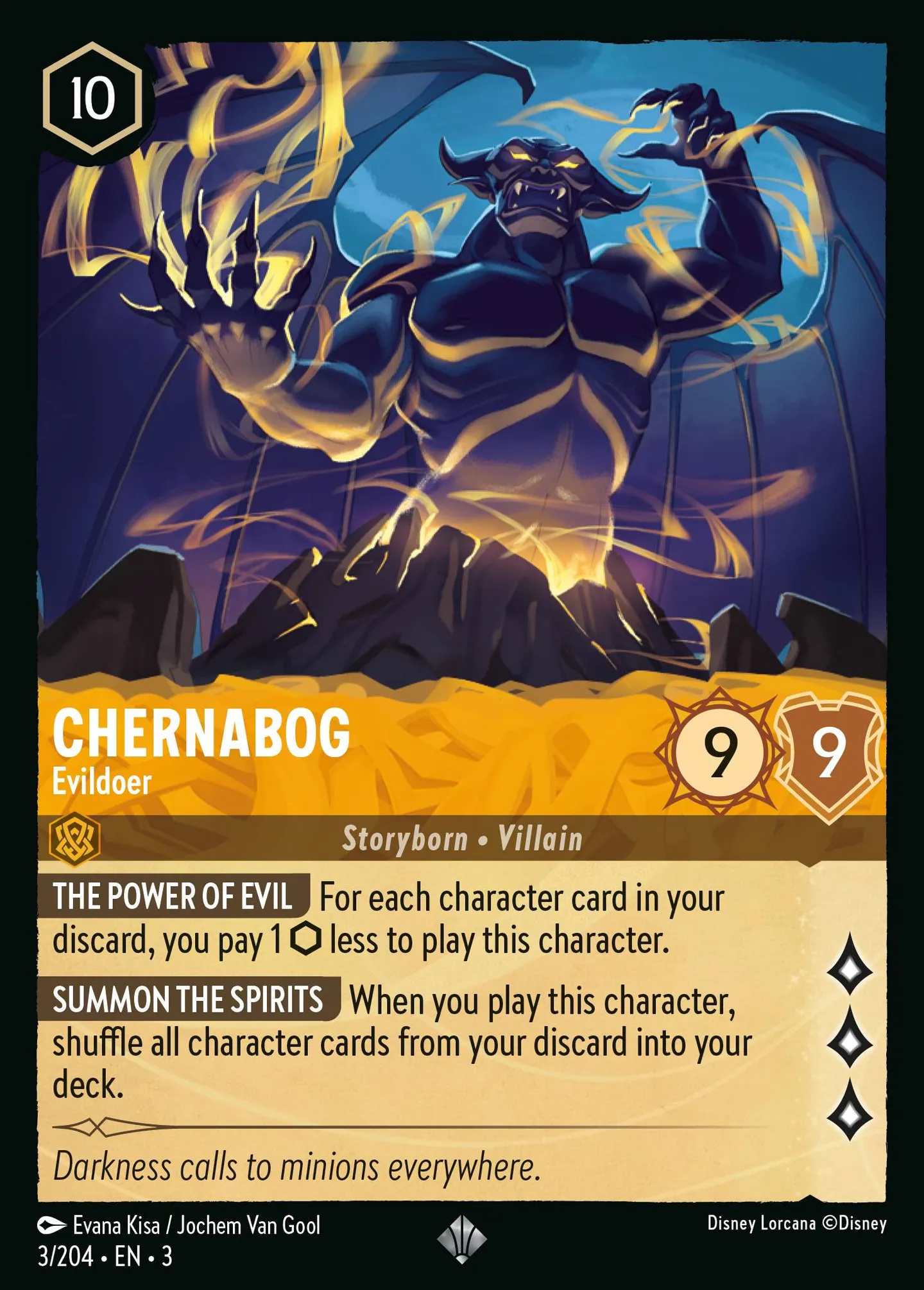 Chernabog - Evildoer — Into the Inklands — Lorcana