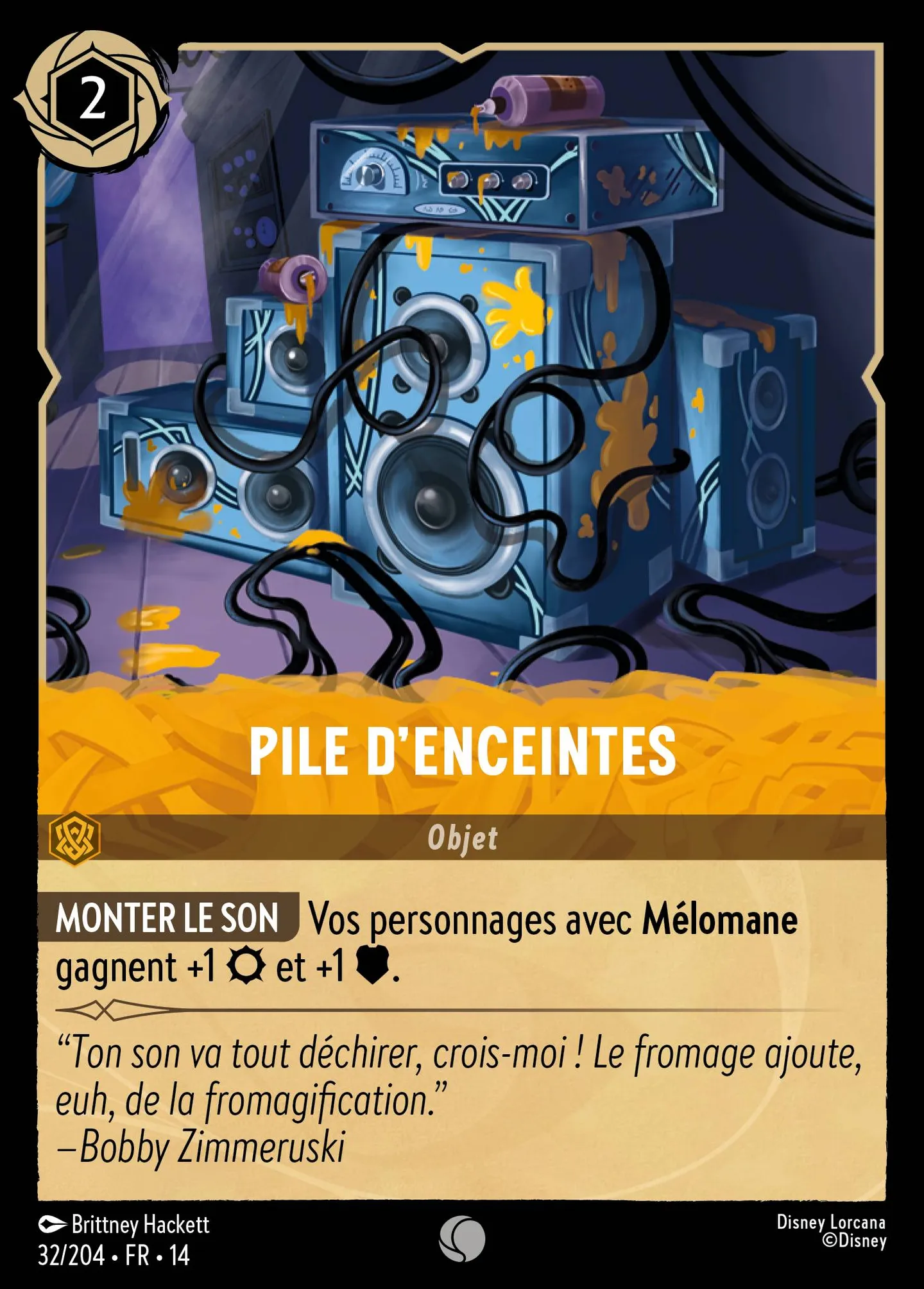 Pile d'enceintes — Hyperia City — Lorcana