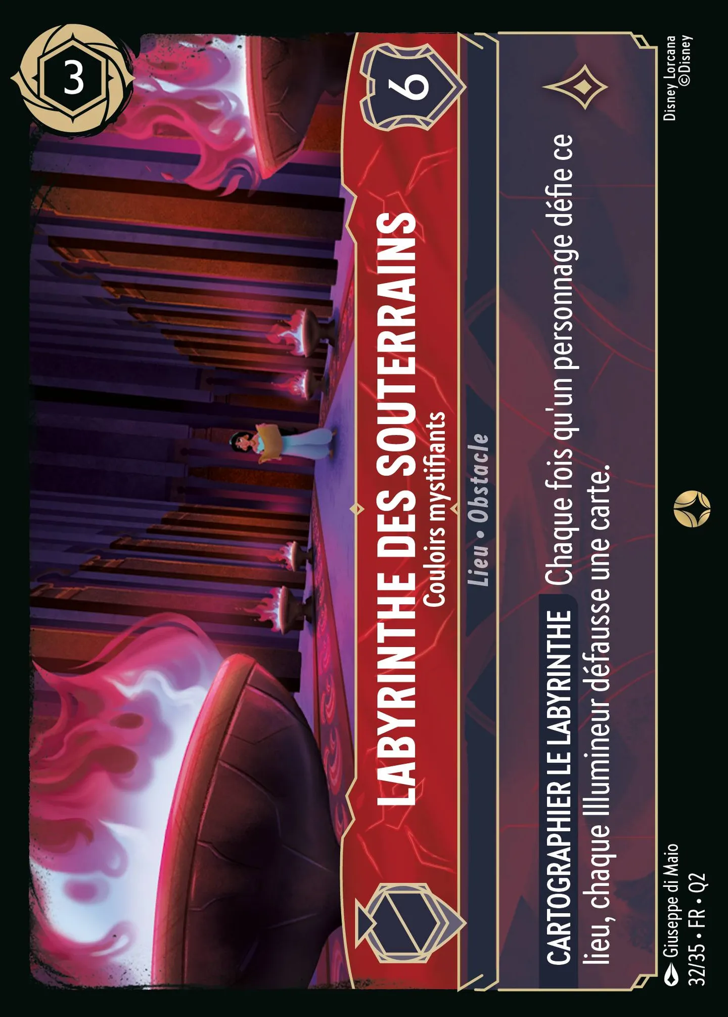 Labyrinthe des souterrains - Couloirs mystifiants — Illumineer's Quest: Palace Heist — Lorcana