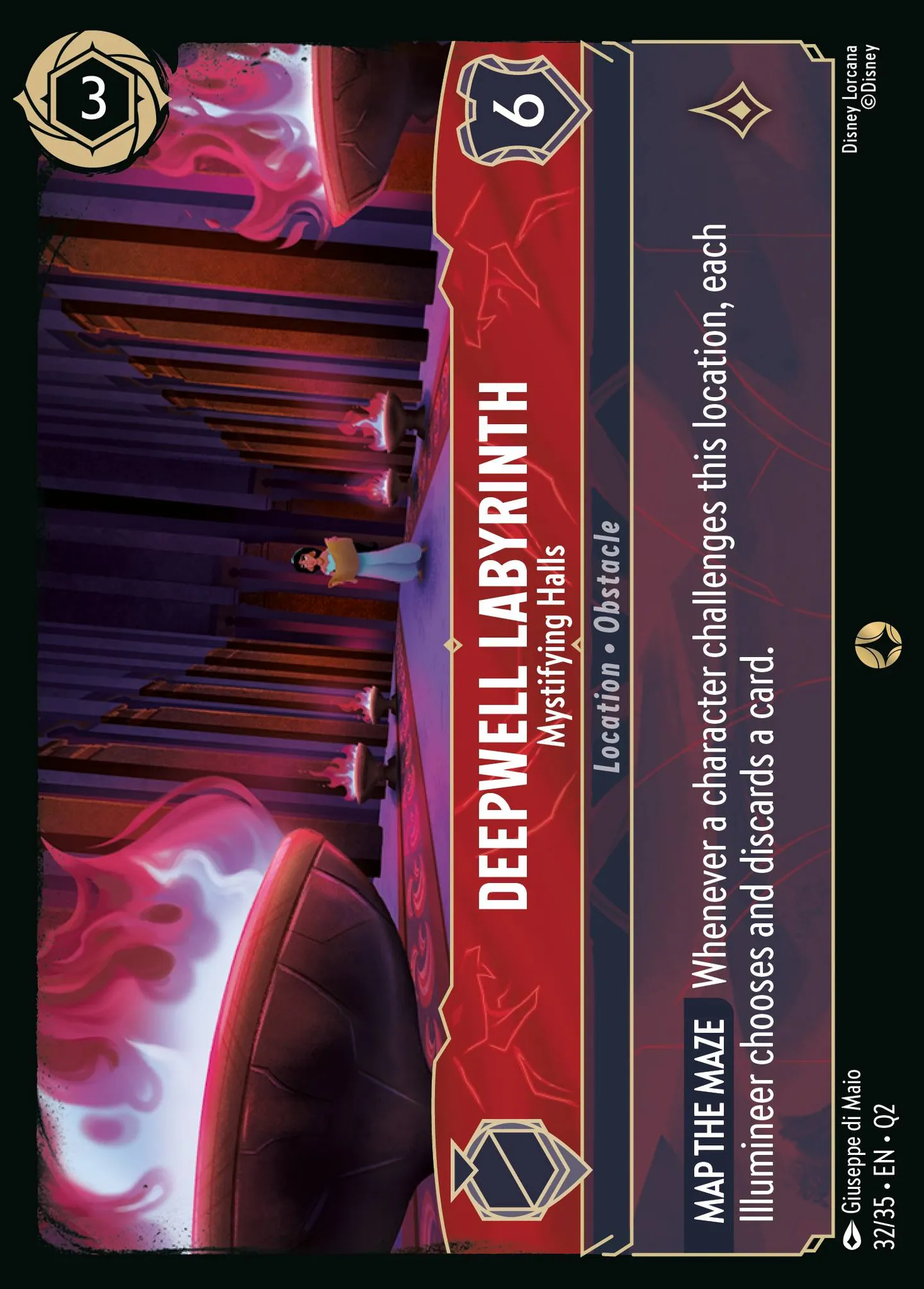 Deepwell Labyrinth - Mystifying Halls — Illumineer's Quest: Palace Heist — Lorcana