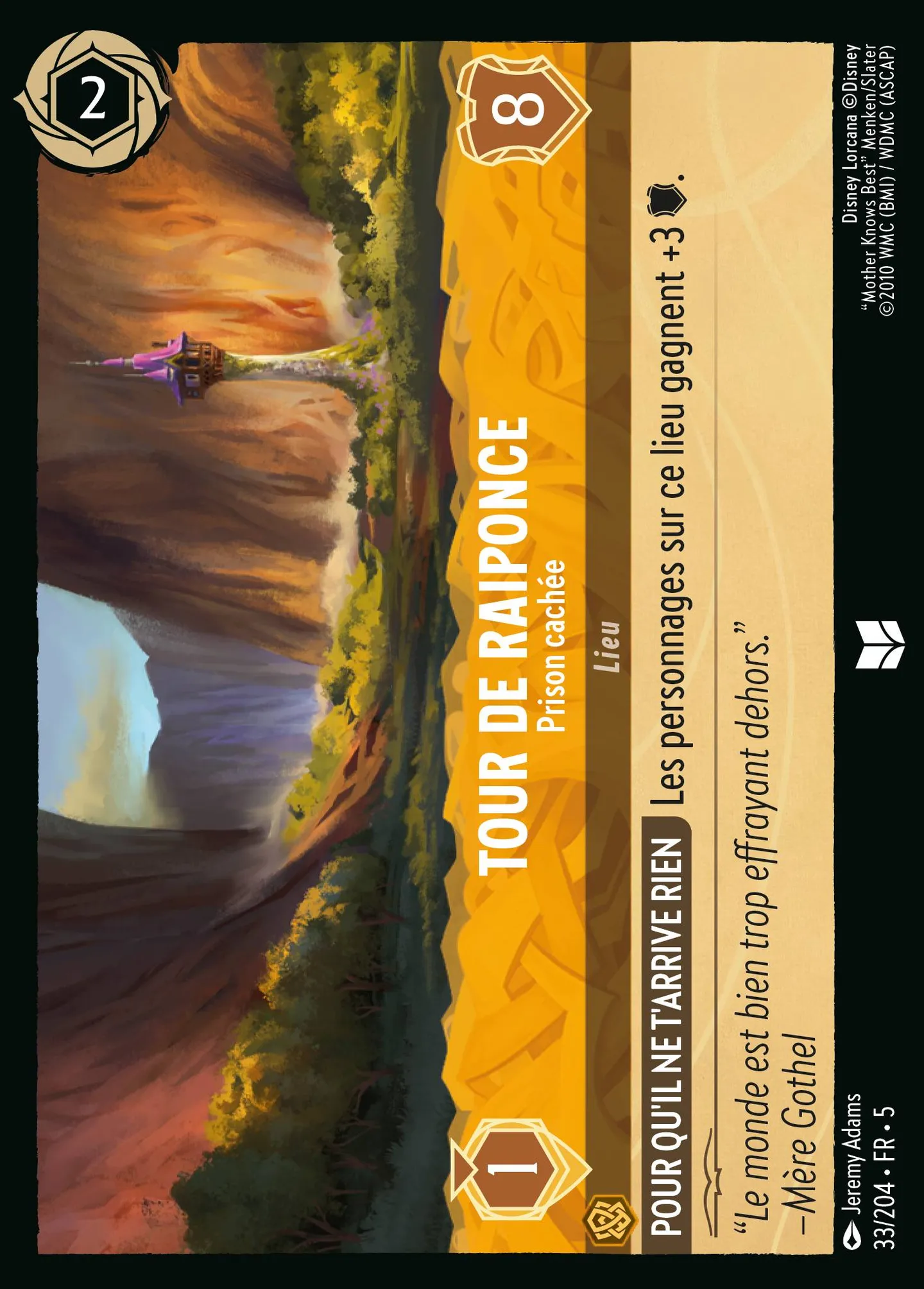 Tour de Raiponce - Prison cachée — Shimmering Skies — Lorcana