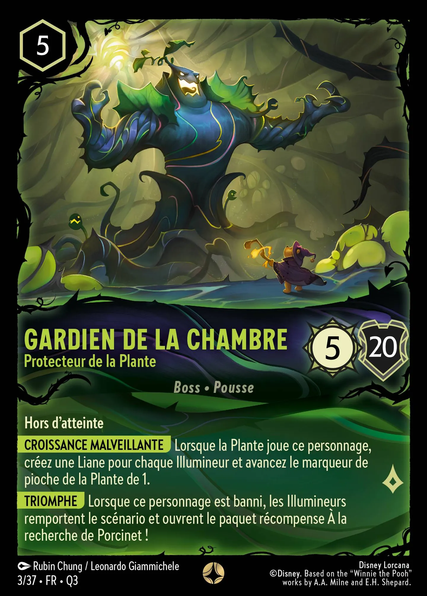 Gardien de la Chambre - Protecteur de la Plante — Illumineer's Quest: The Great Hunny Rescue — Lorcana