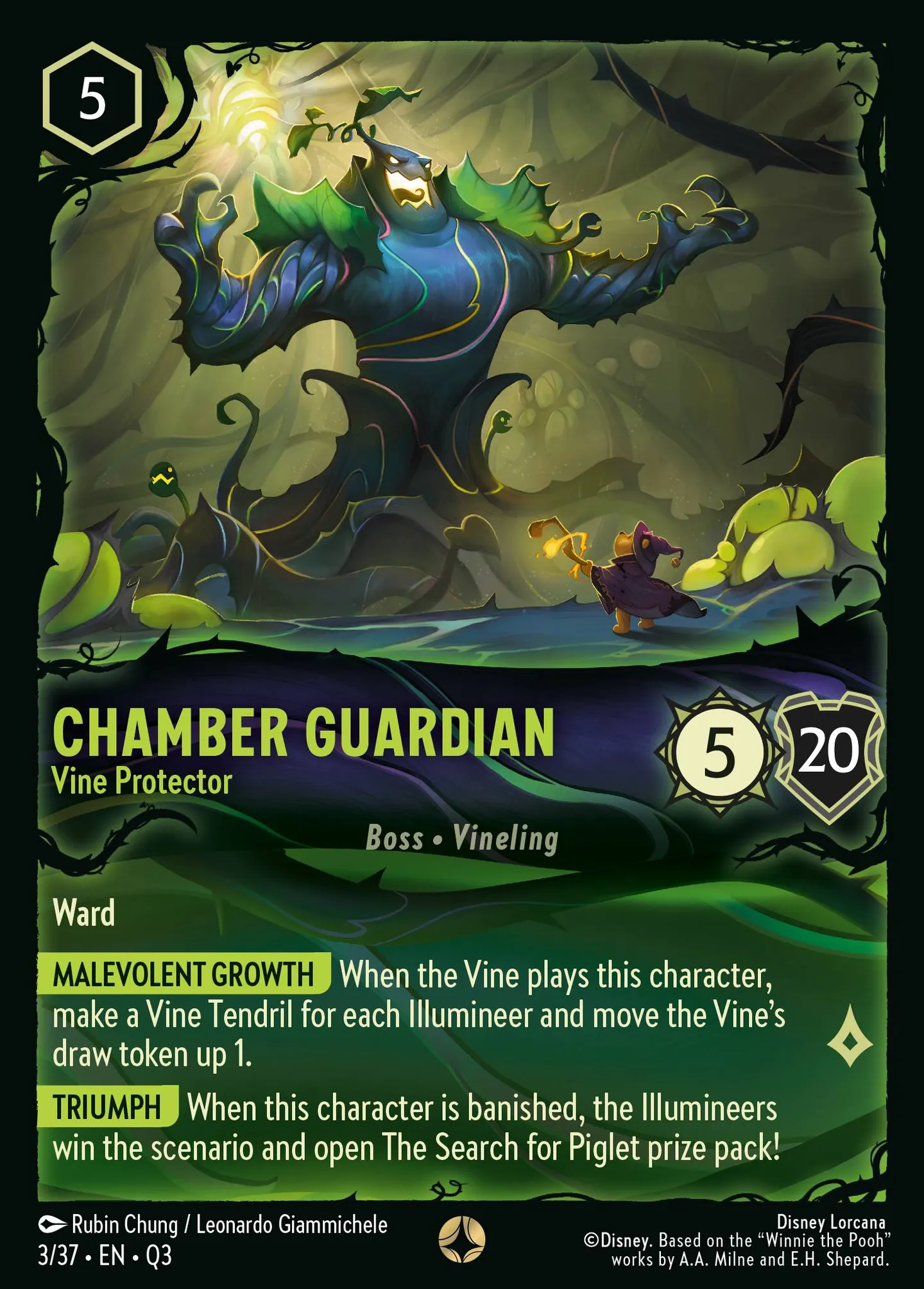Chamber Guardian - Vine Protector — Illumineer's Quest: The Great Hunny Rescue — Lorcana