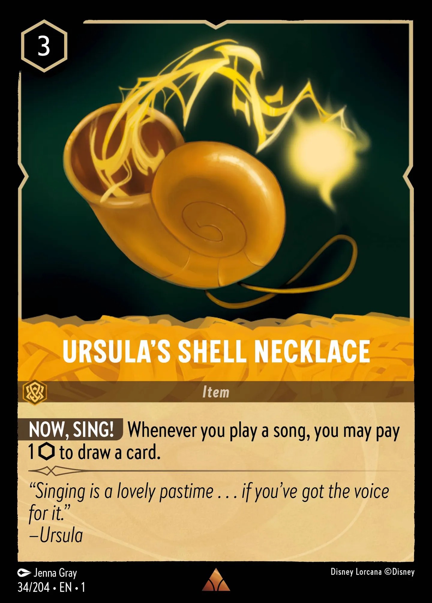 Ursula's Shell Necklace — The First Chapter — Lorcana