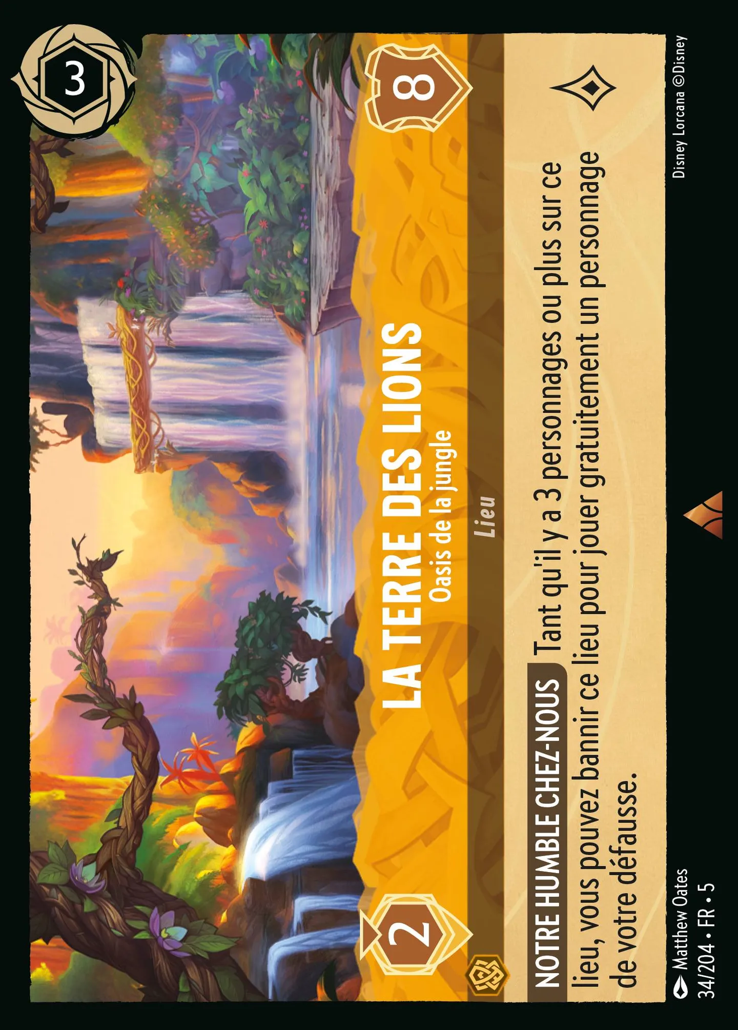 La Terre des Lions - Oasis de la jungle — Shimmering Skies — Lorcana