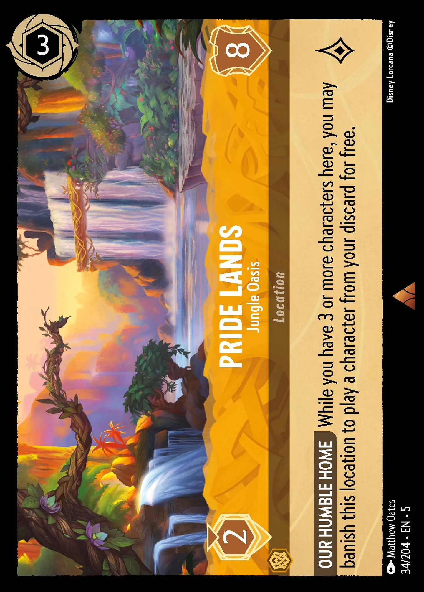 La Terre des Lions - Oasis de la jungle — Shimmering Skies — Lorcana