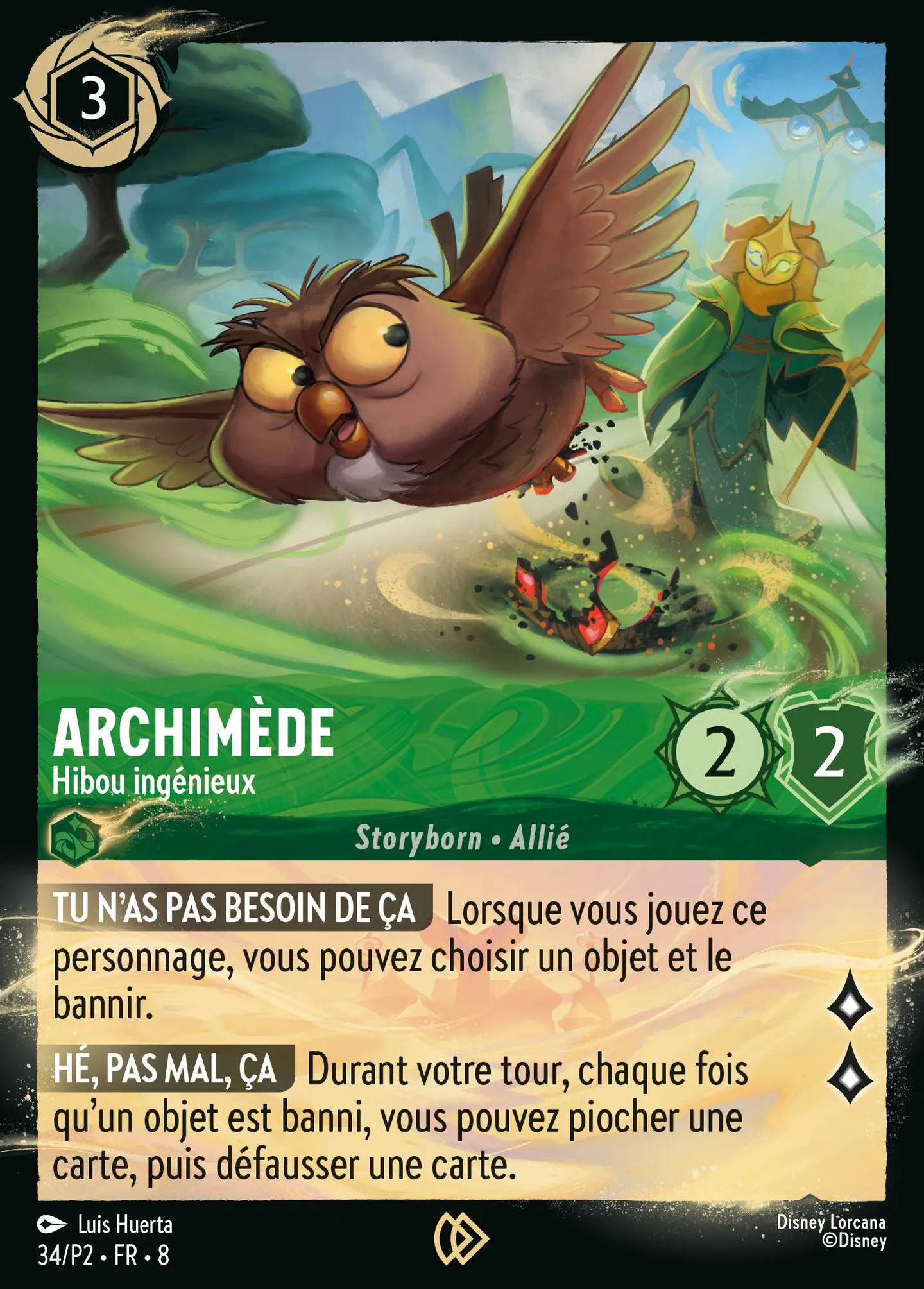Archimède - Hibou ingénieux — Promos - Year 2 — Lorcana