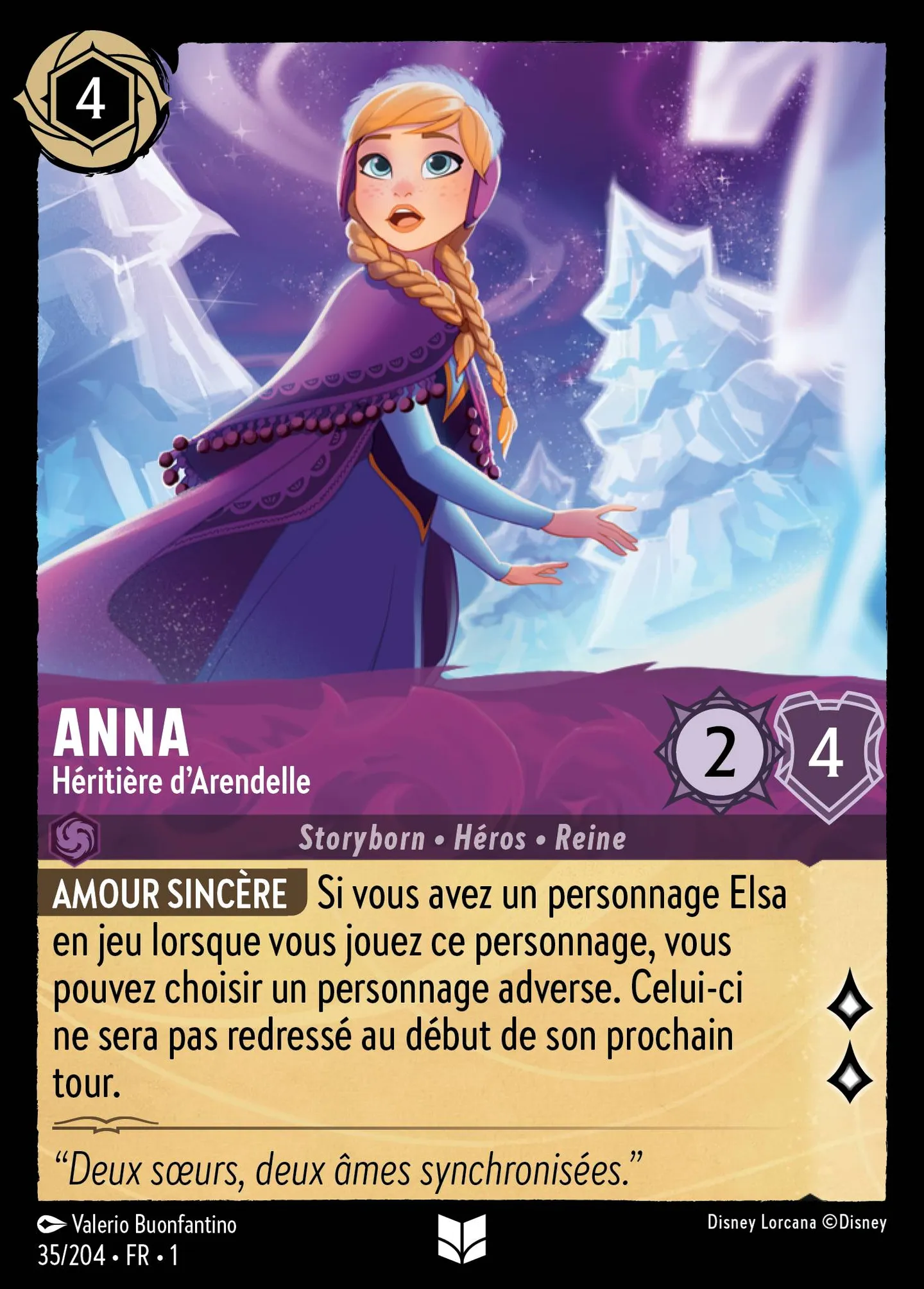Anna - Héritière d'Arendelle — The First Chapter — Lorcana