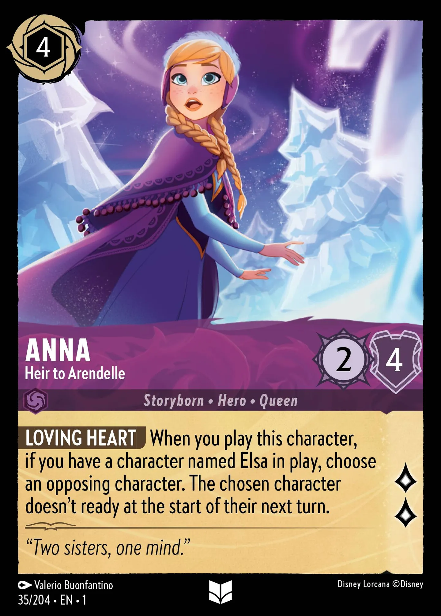 Anna - Heir to Arendelle — The First Chapter — Lorcana