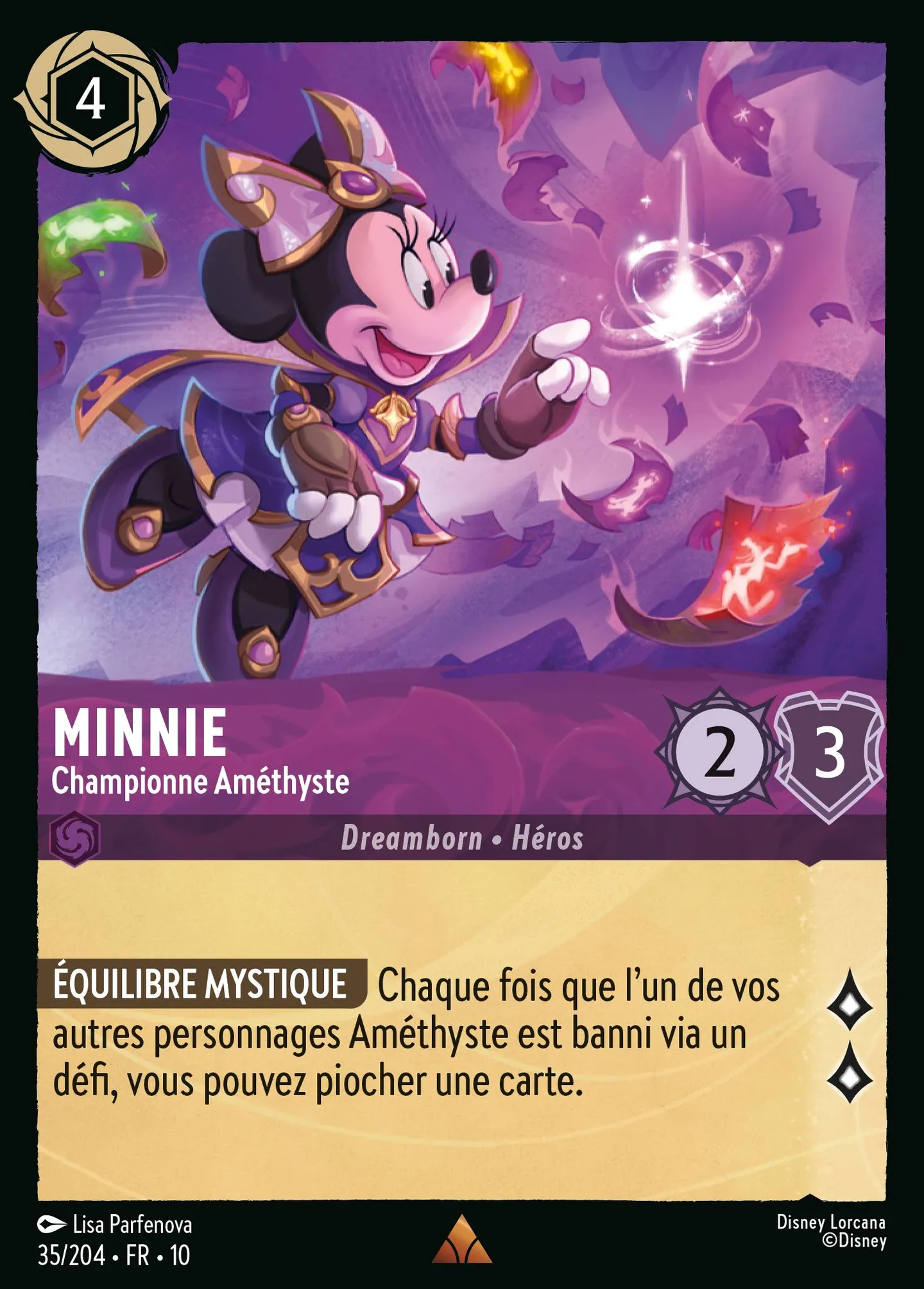 Minnie - Championne Améthyste — Whispers in the Well — Lorcana