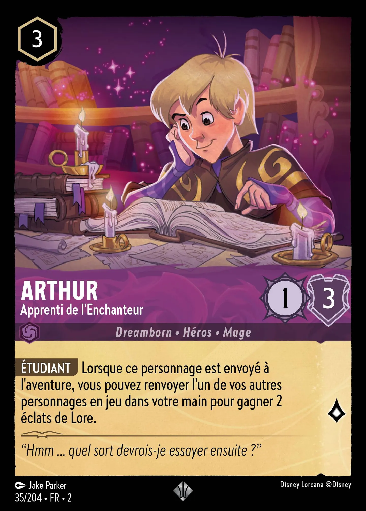 Arthur - Apprenti de l'Enchanteur — Rise of the Floodborn — Lorcana