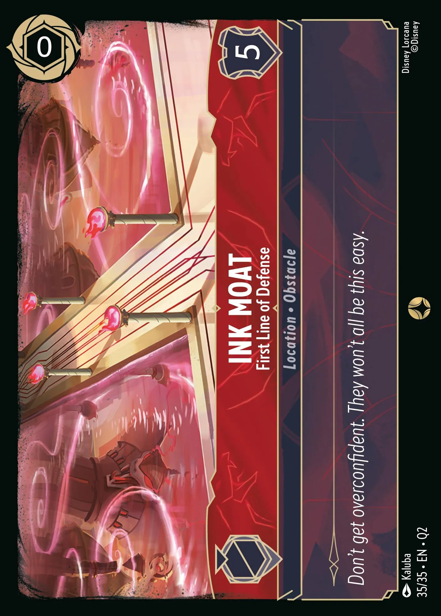 Ink Moat - First Line of Defense — Illumineer's Quest: Palace Heist — Lorcana