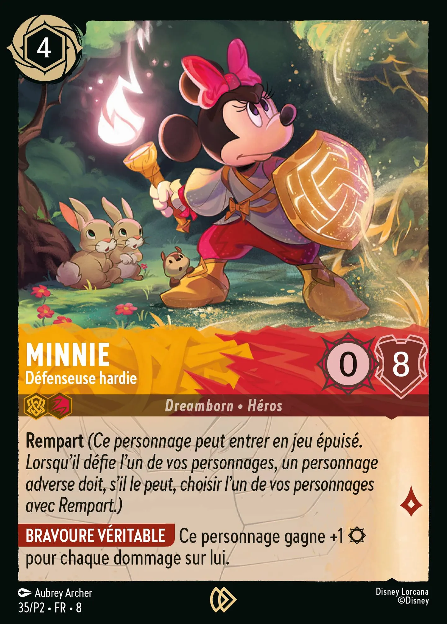 Minnie - Défenseuse hardie — Promos - Year 2 — Lorcana