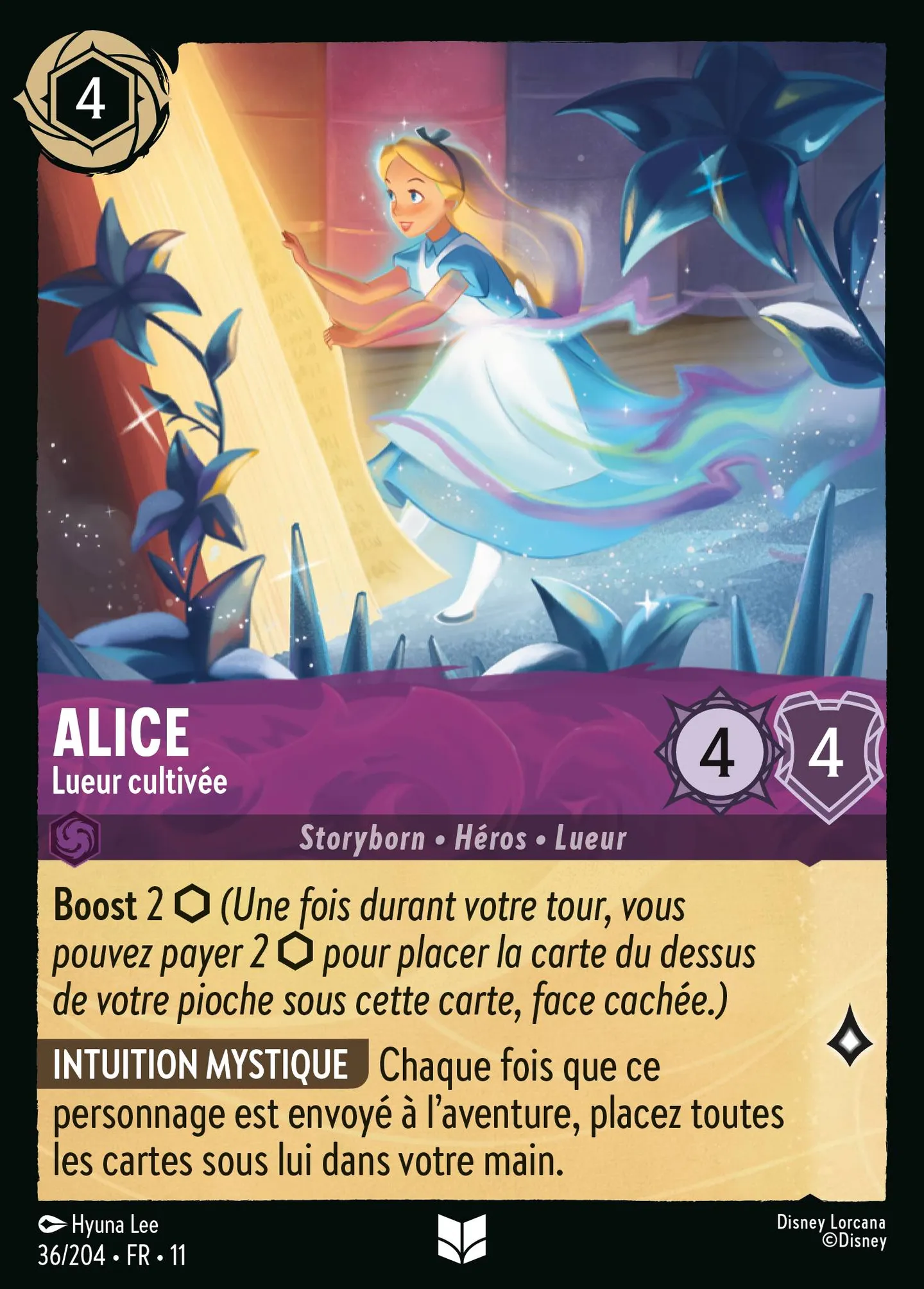 Alice - Lueur cultivée — Winterspell — Lorcana