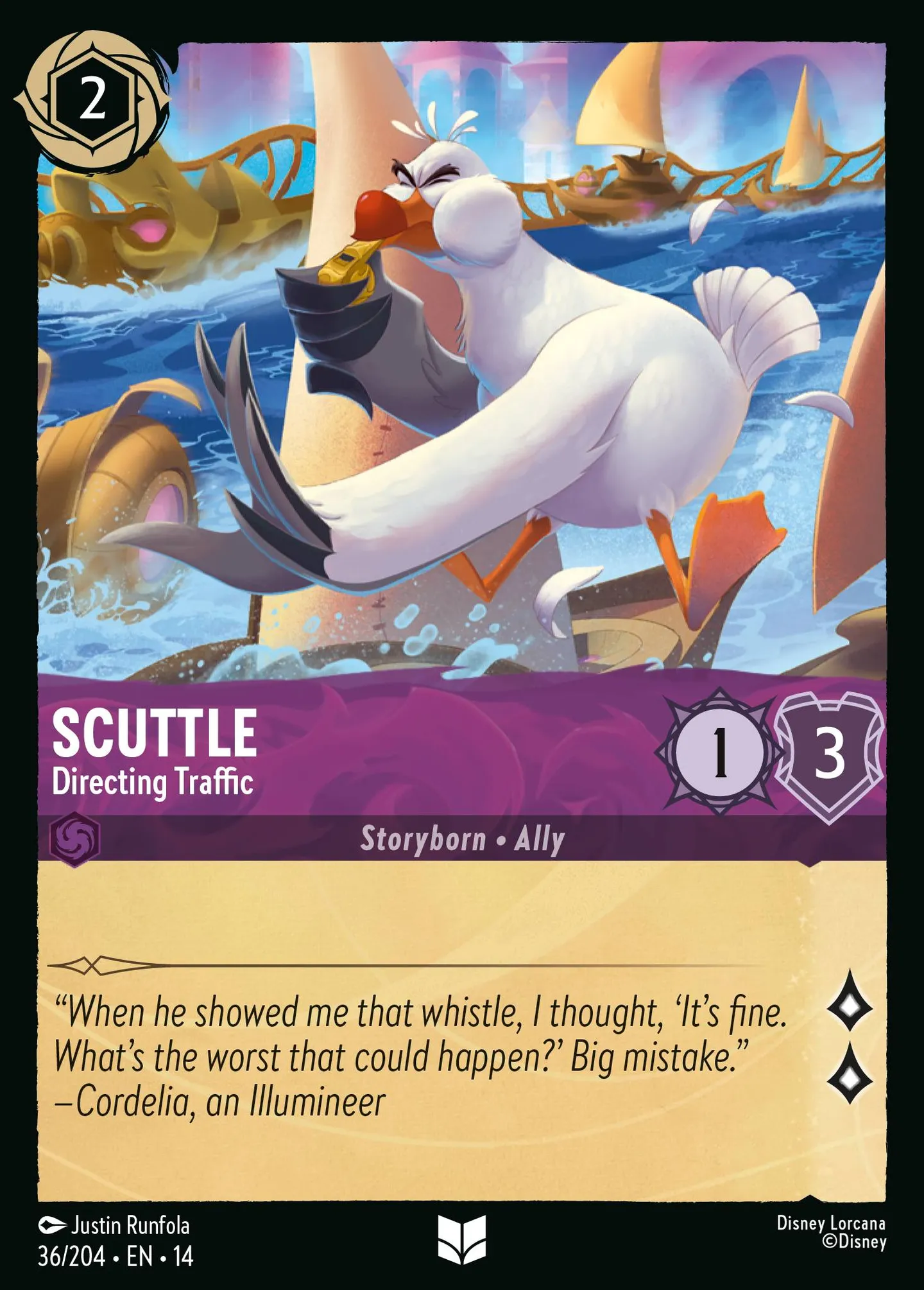 Scuttle - Directing Traffic — Hyperia City — Lorcana