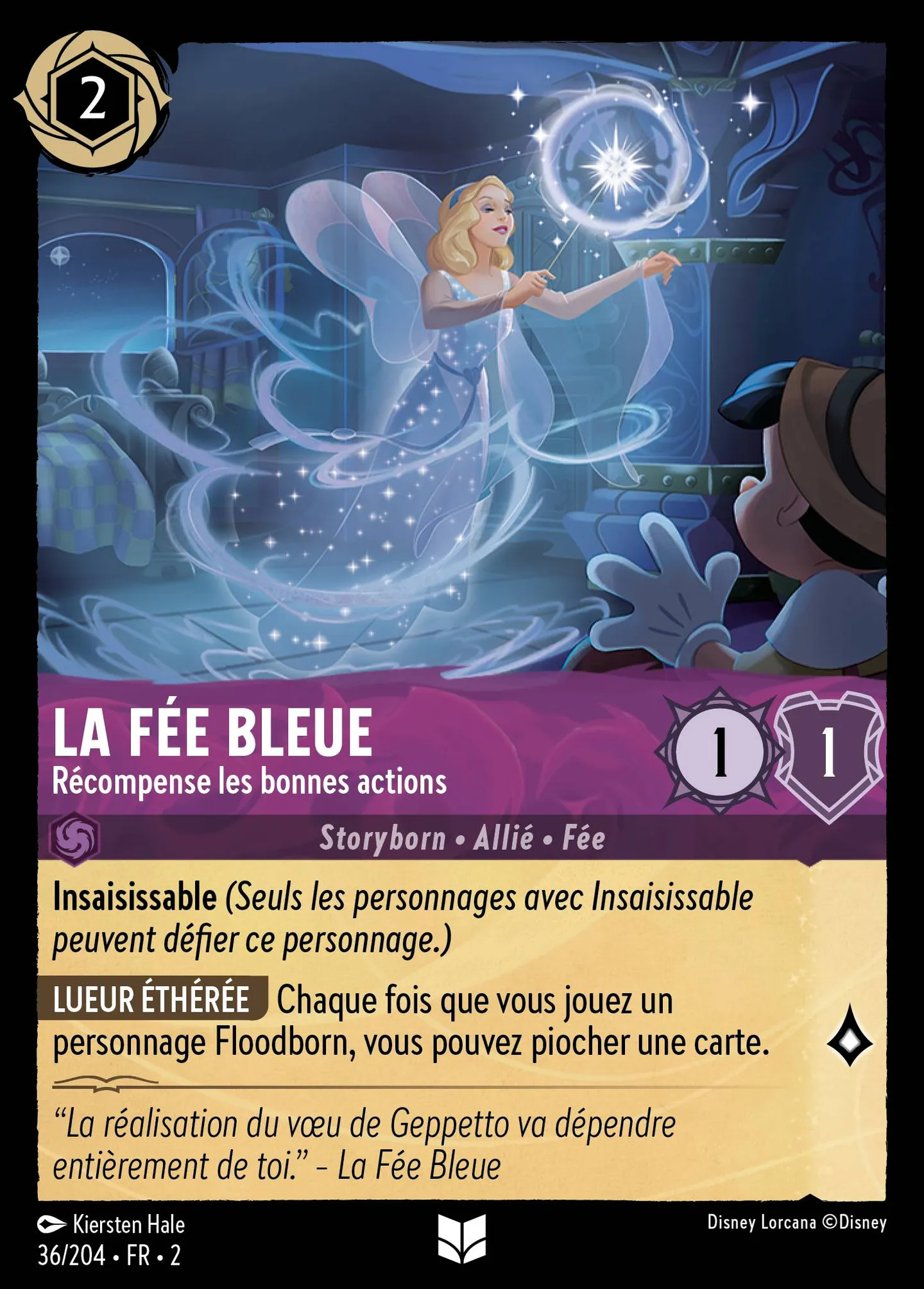 La Fée Bleue - Récompense les bonnes actions — Rise of the Floodborn — Lorcana