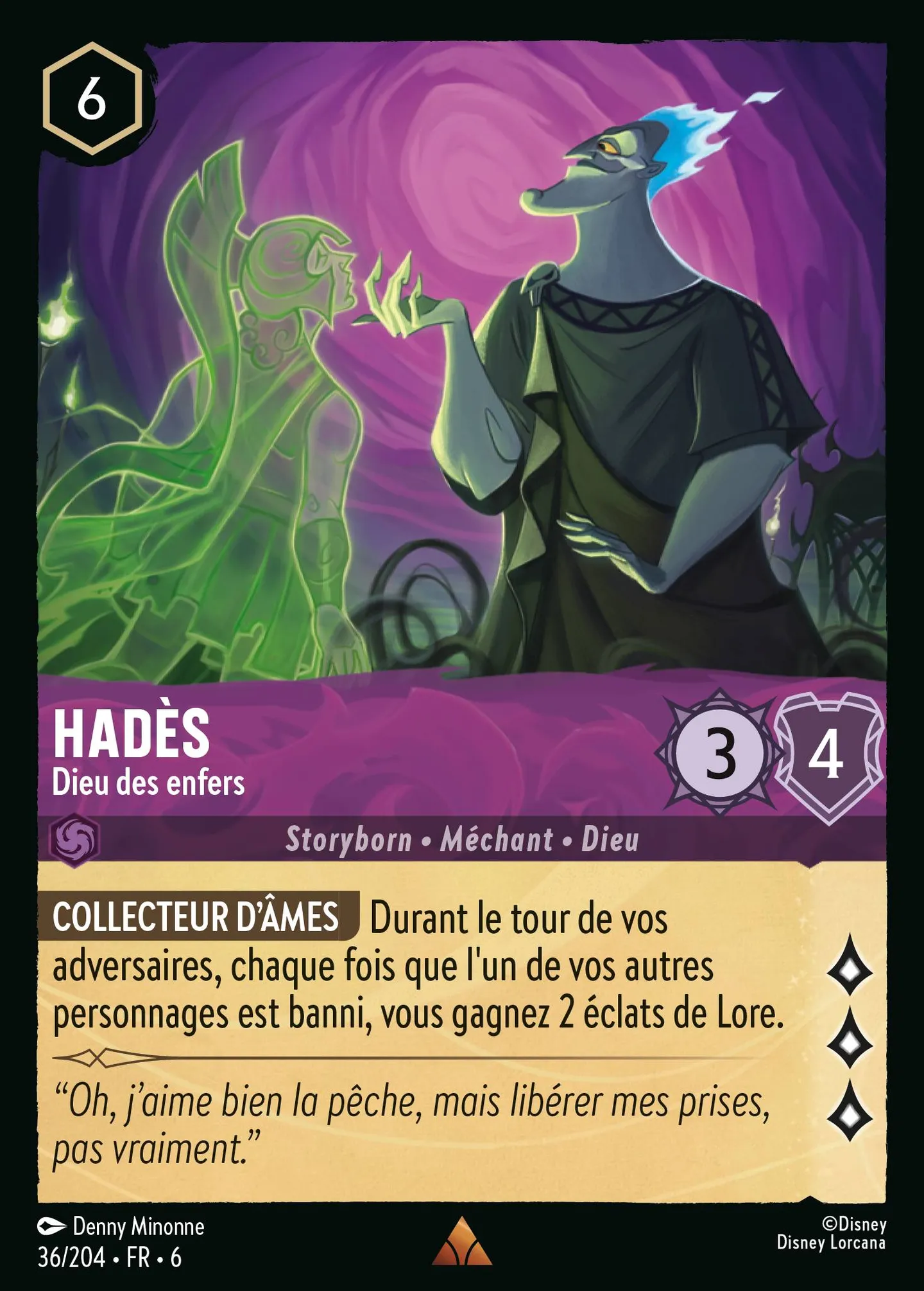 Hadès - Dieu des enfers — Azurite Sea — Lorcana