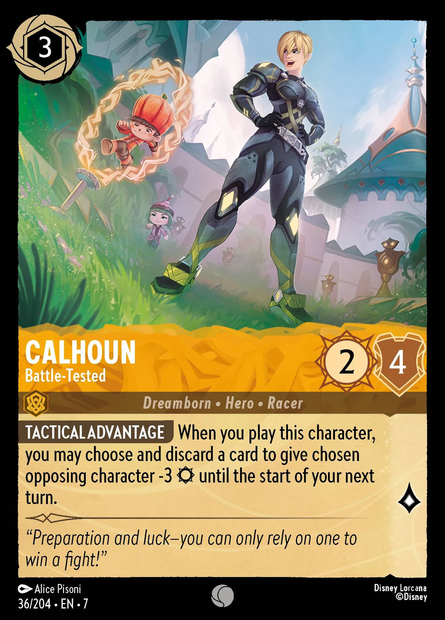 Calhoun - Battle-Tested — Archazia's Island — Lorcana